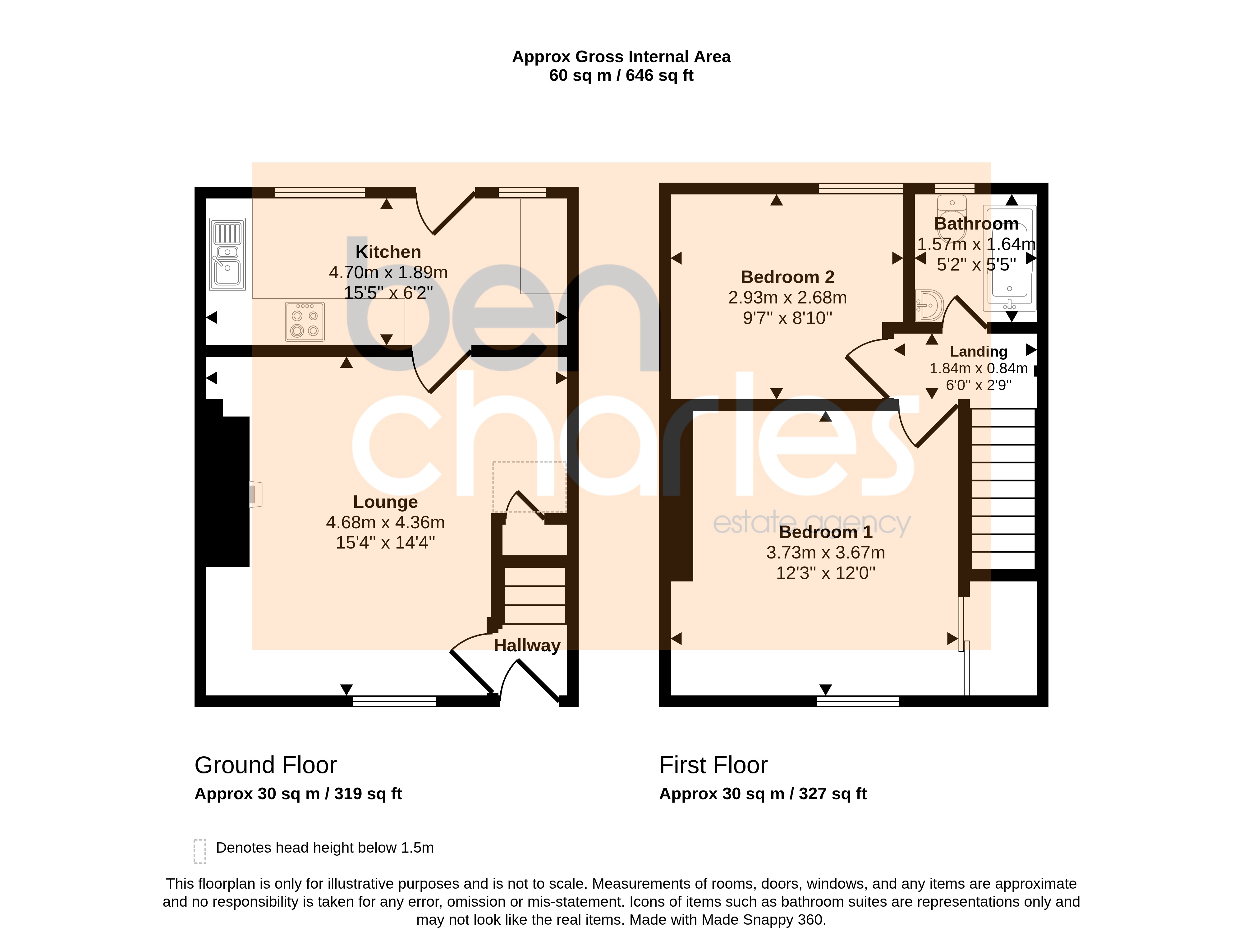 5, Lilian Terrace, Durham floorplan