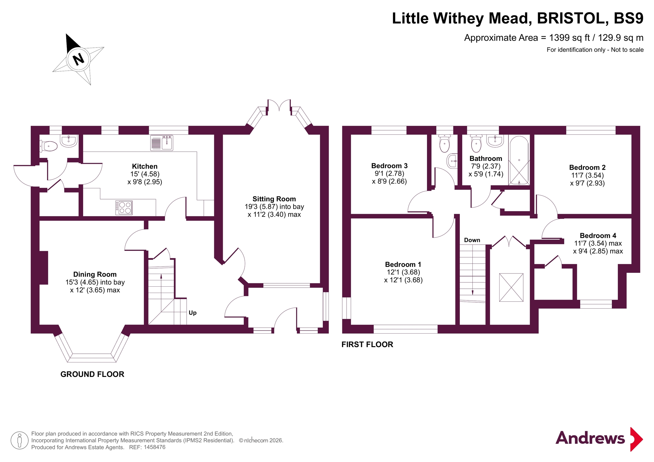 1, Little Withey Mead, BRISTOL floorplan