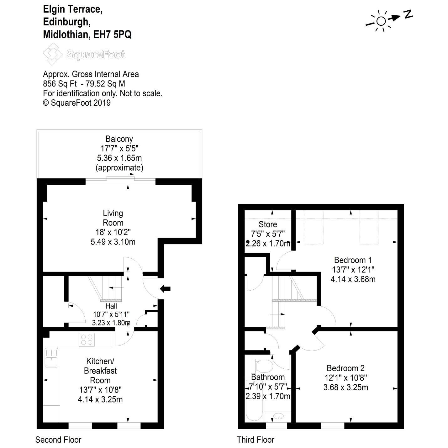 2 Bedrooms Flat for sale in 28/3 Elgin Terrace, Hillside EH7