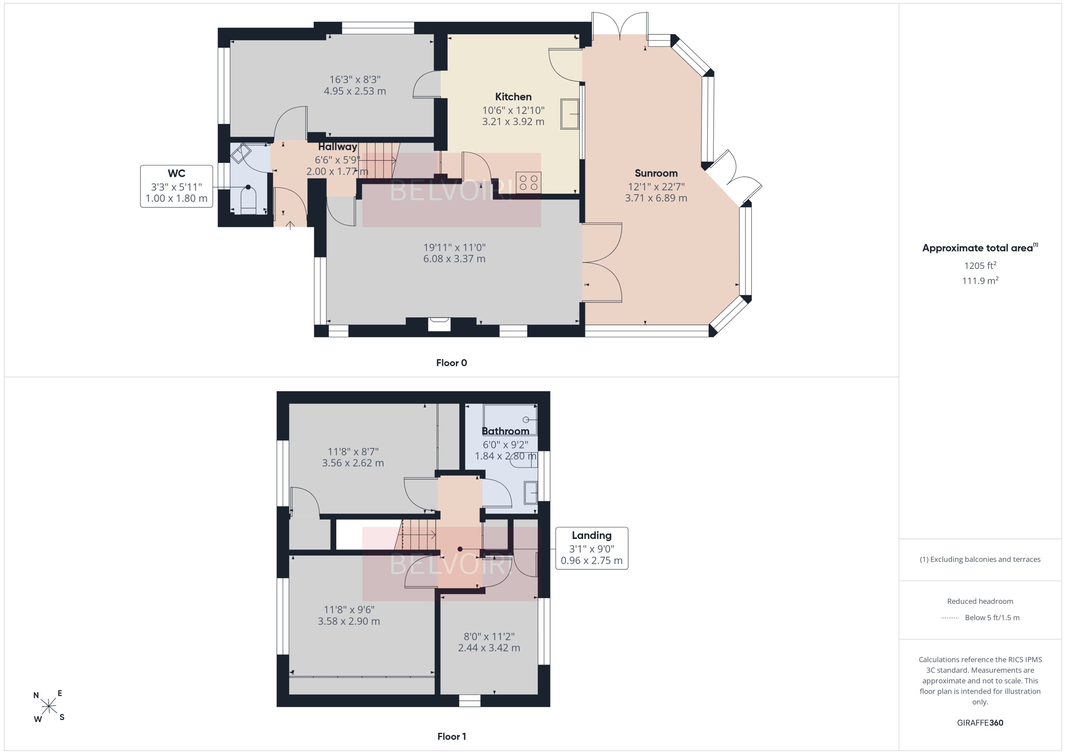 8, Woodside Court, Rhostyllen floorplan