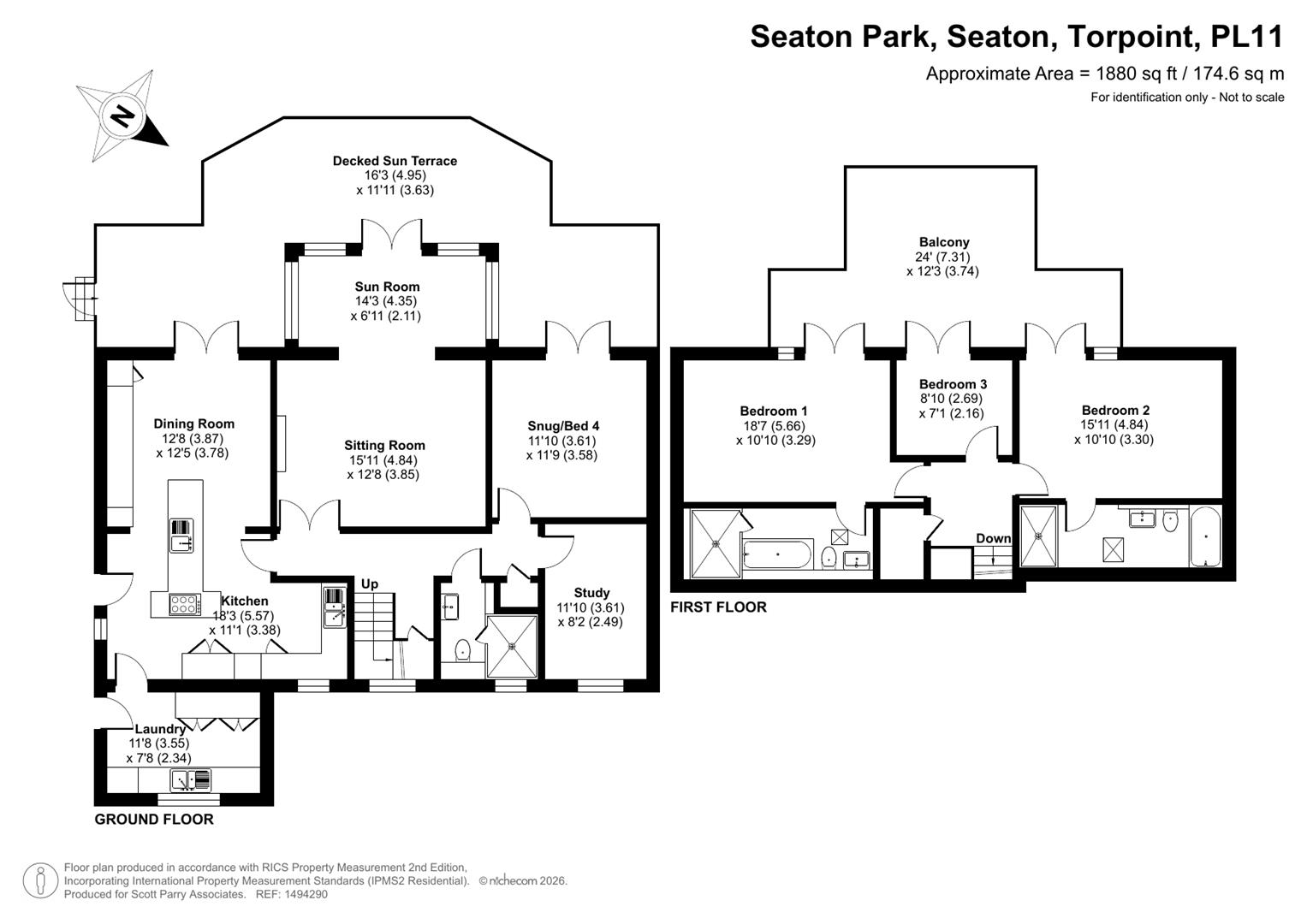 Tor Side, Seaton Park, Torpoint floorplan