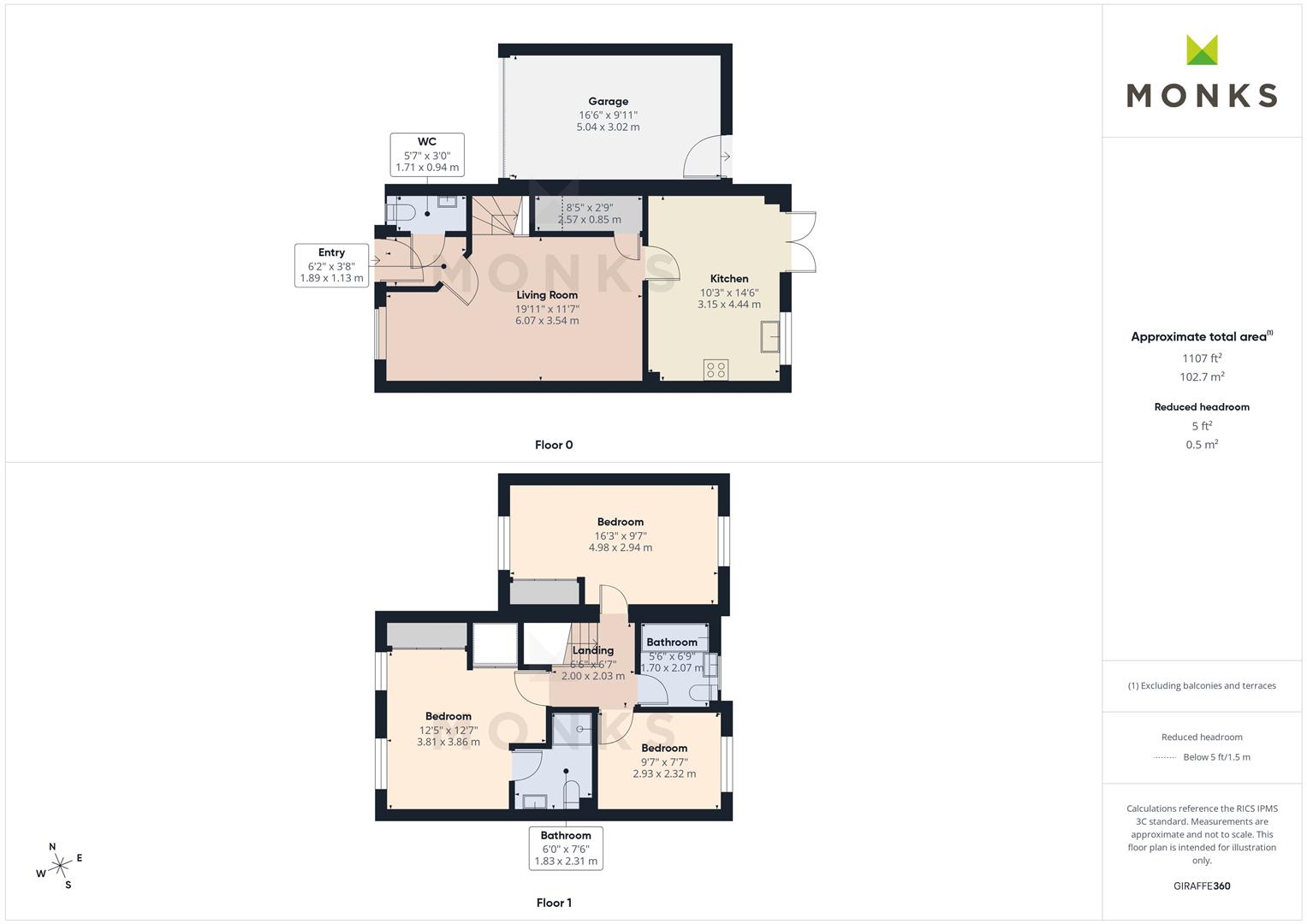34, Bufton Close, Shrewsbury floorplan