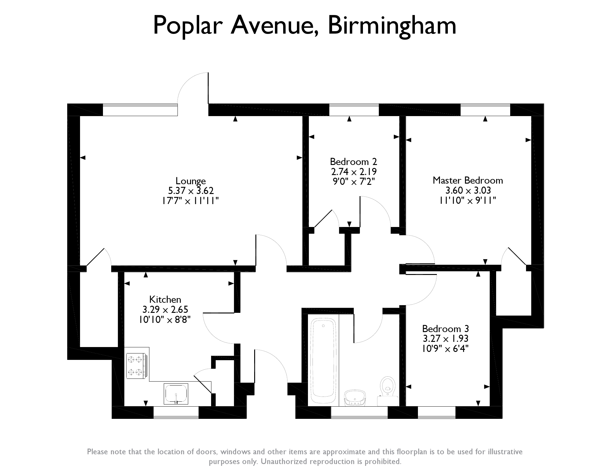 3 Bedrooms Flat for sale in Poplar Avenue, Birmingham B37