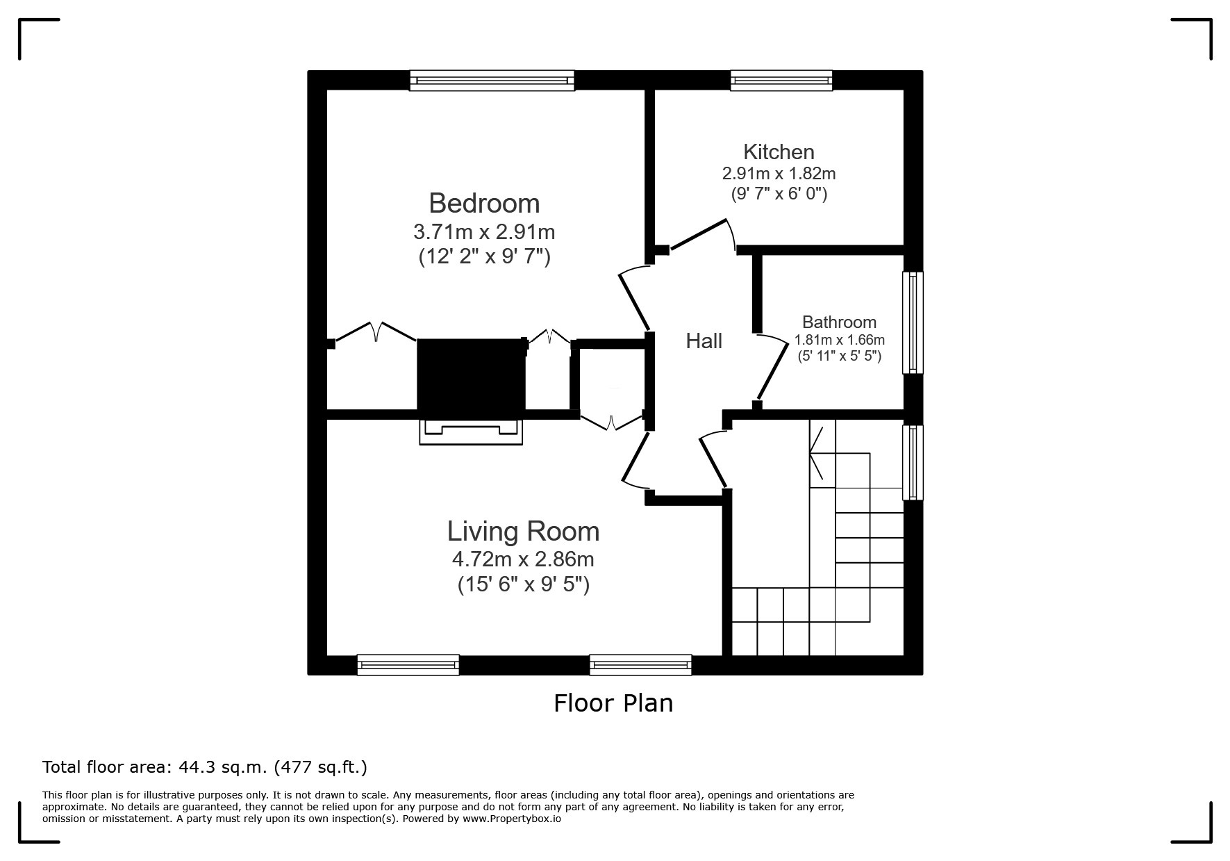 8A, Castleshaw Close, Southampton floorplan