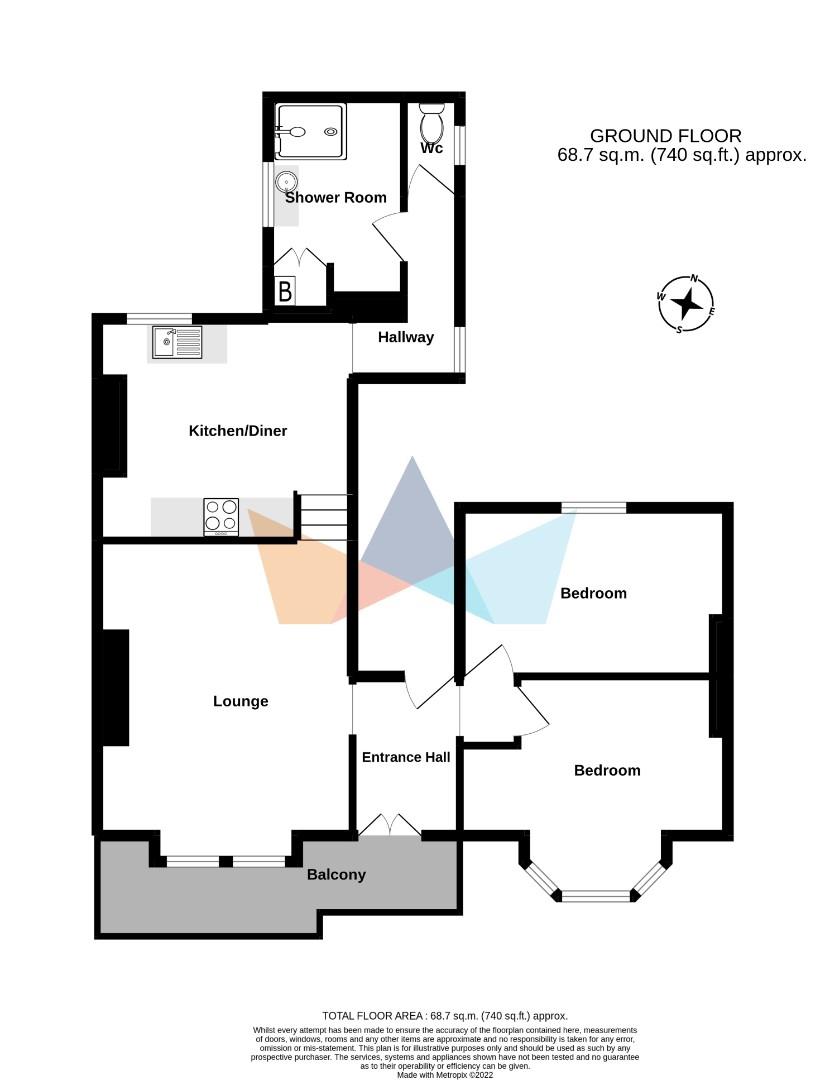 Granville Road, Broadstairs CT10, 2 bedroom flat for sale 61928319