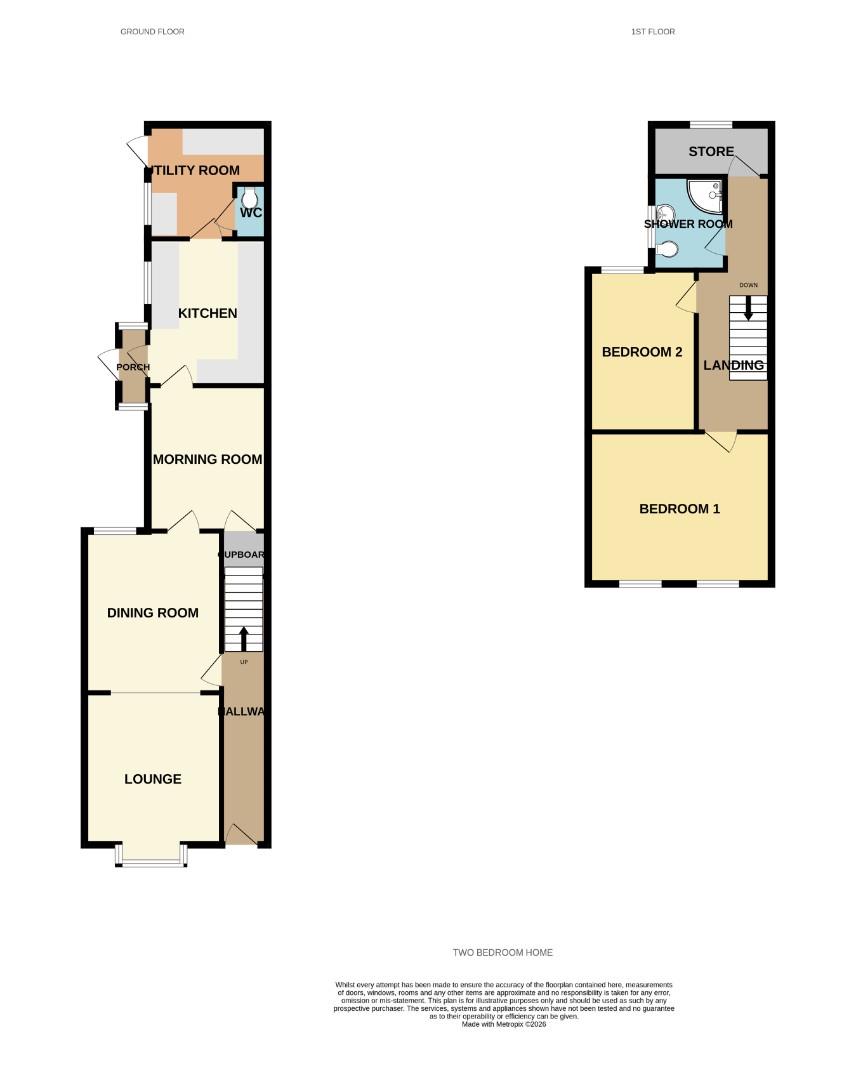 62, Moss Road, Northwich floorplan