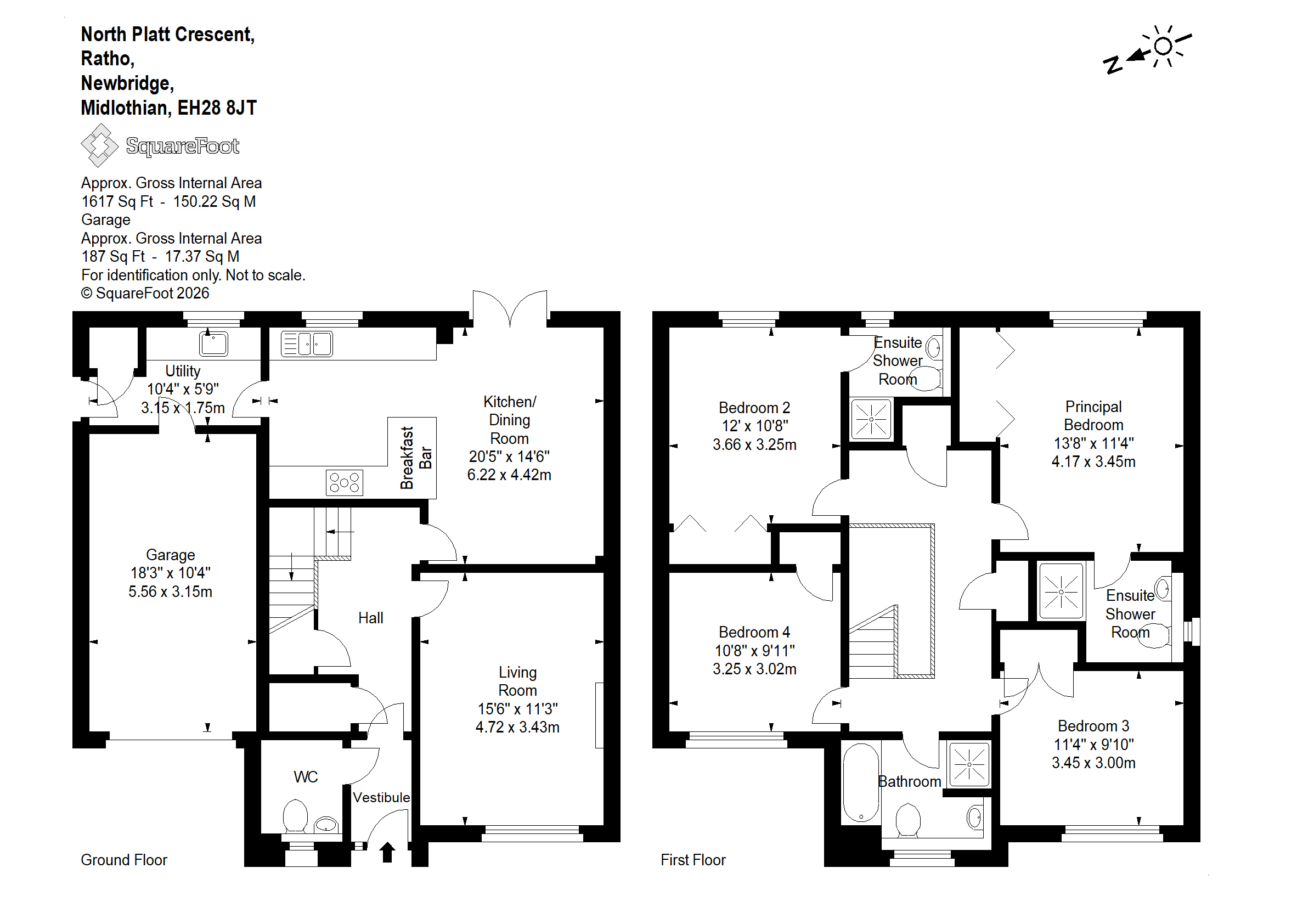 3, North Platt Crescent, Ratho floorplan