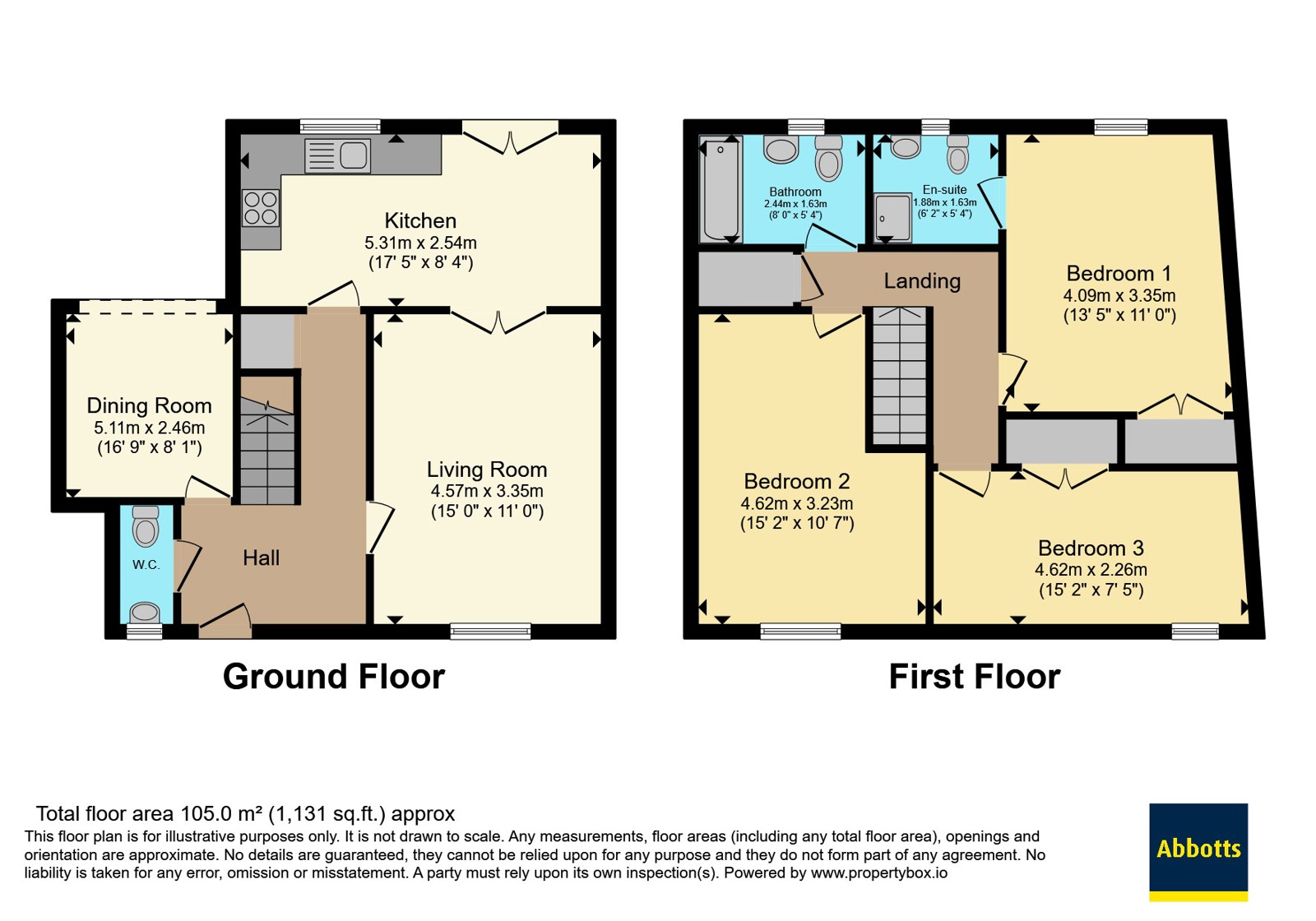 26, The Butts, Kenninghall floorplan