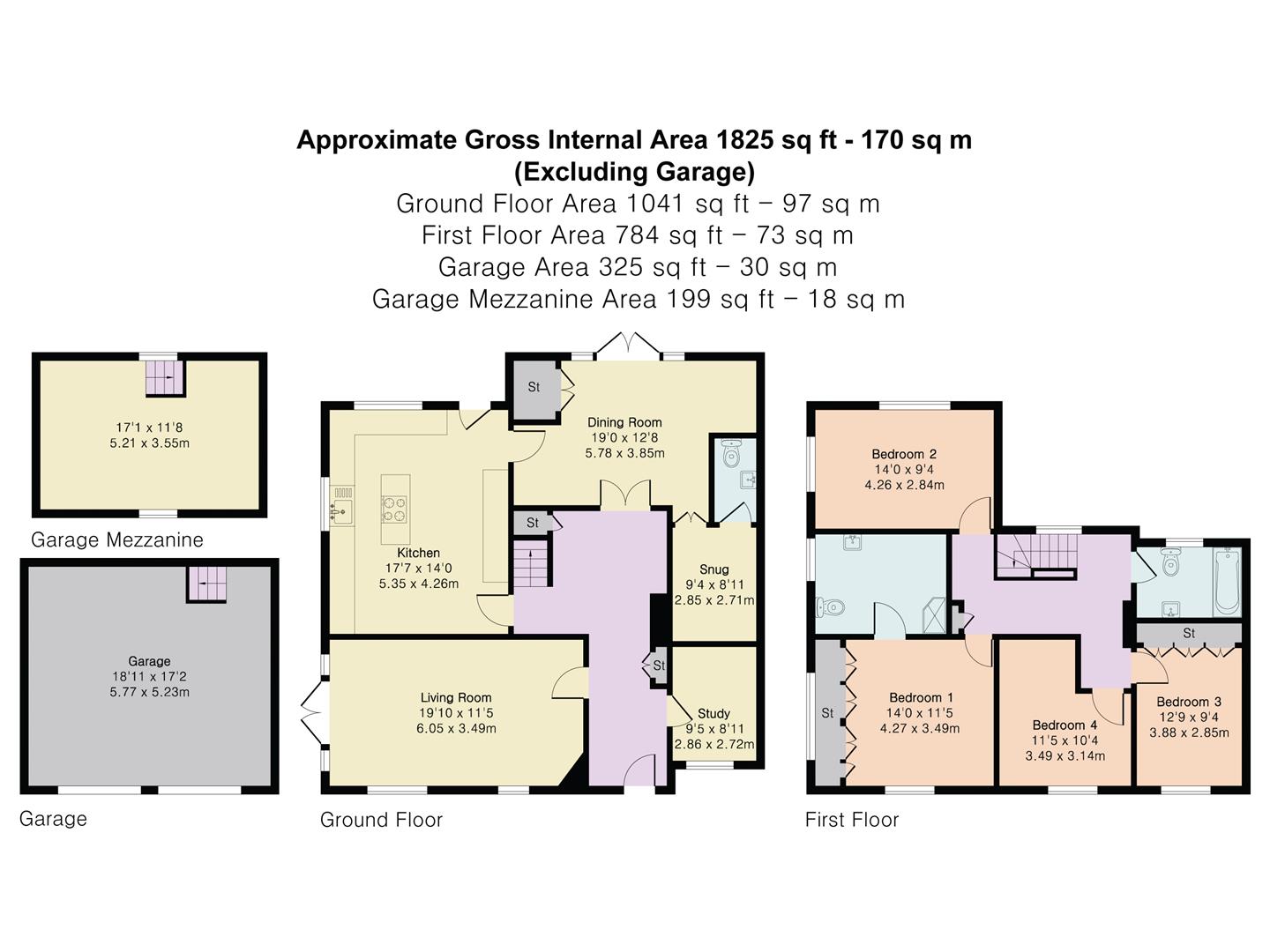 1, Hadham Mill Cottages, Widford Road, Much Hadham floorplan