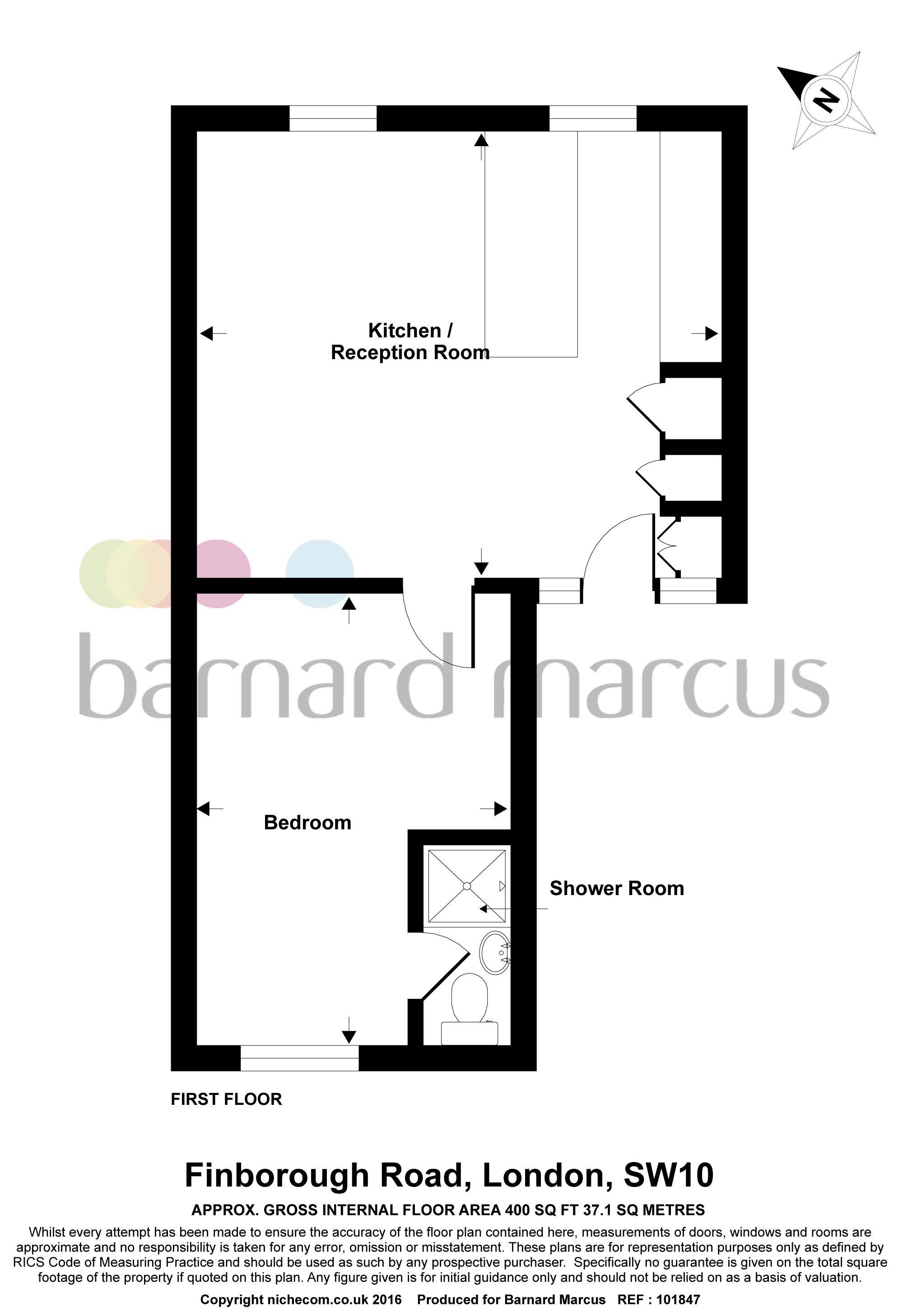 First Floor Flat, 151, Finborough Road, Chelsea floorplan