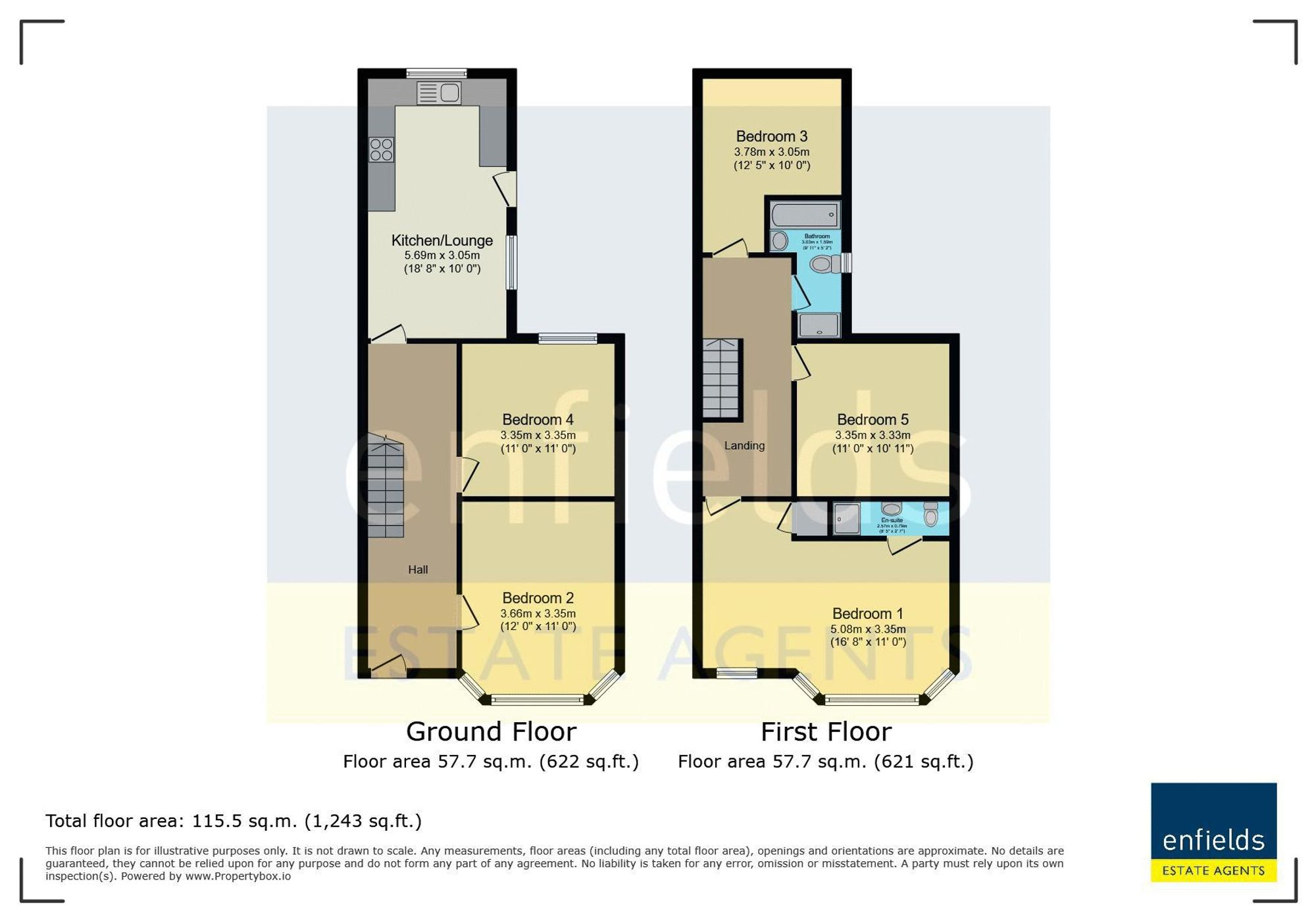 10 Elmes Road, Bournemouth floorplan