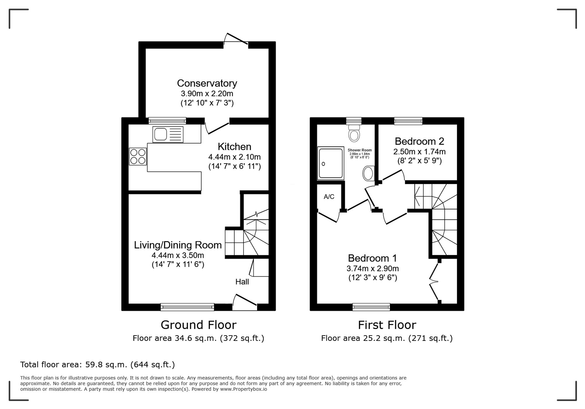1 Greenways Walk, Crawley floorplan