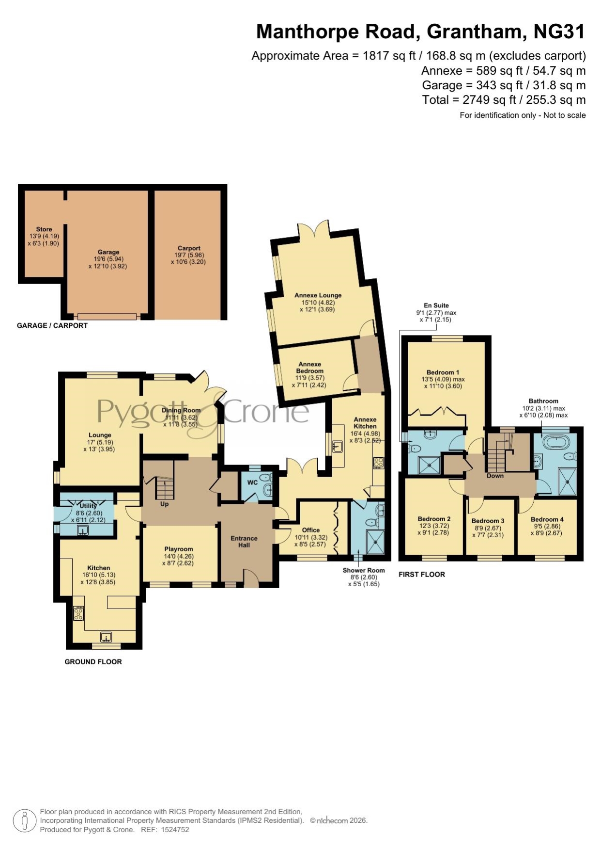 94-96, Manthorpe Road, Grantham floorplan