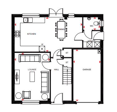 H805229, Sequoia Grove, Cambusbarron, Stirling floorplan
