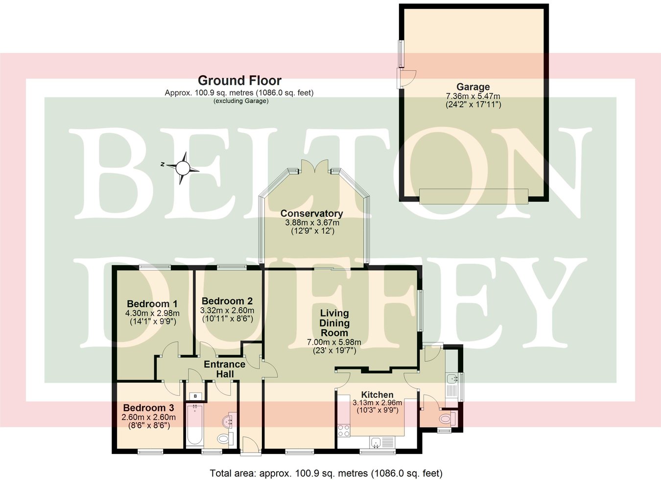 8, Highfield Close, Great Ryburgh floorplan