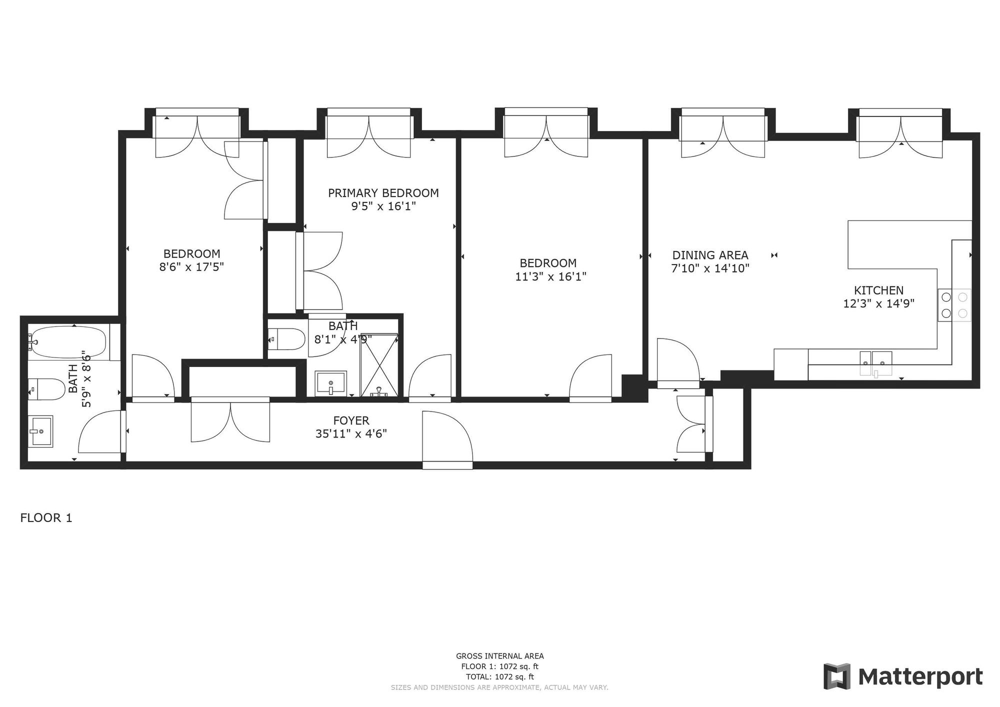 Flat 6, 7 Queen Street, Ipswich floorplan