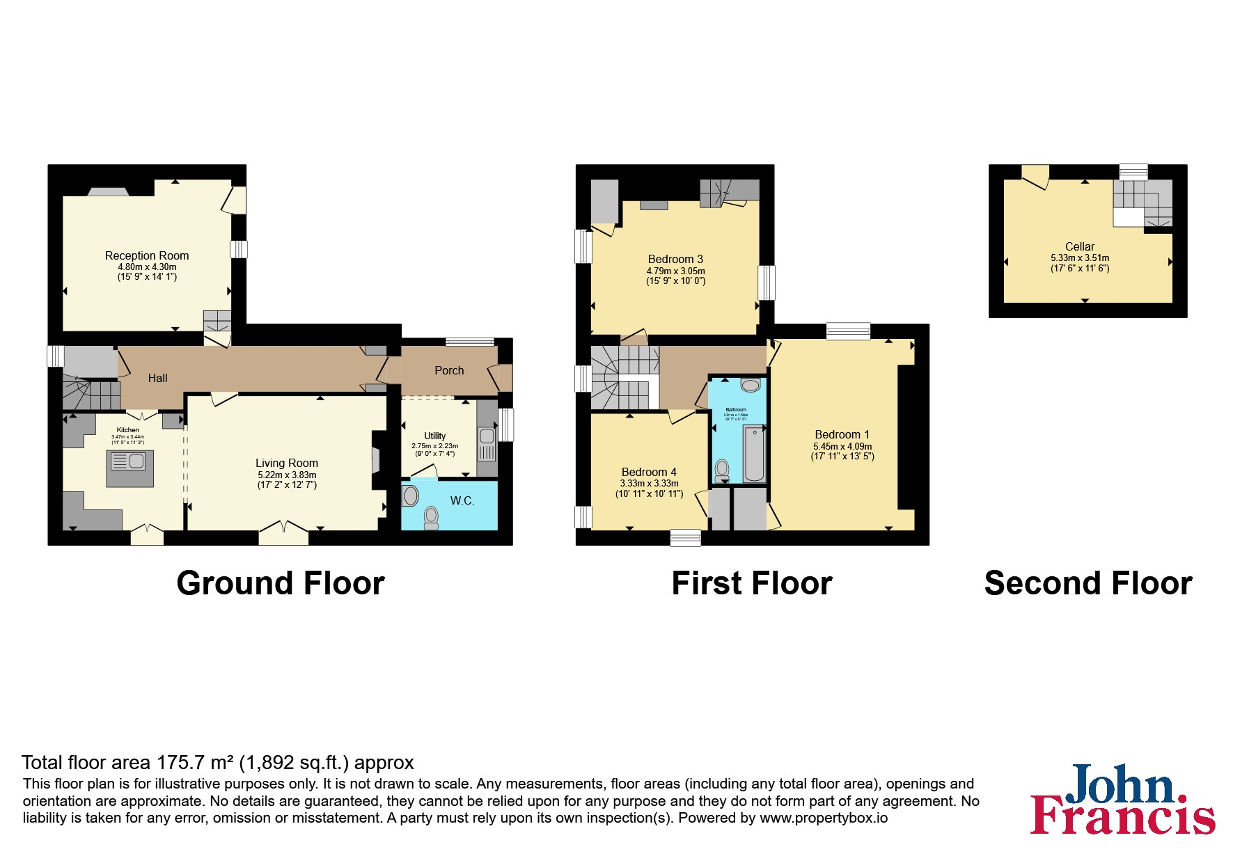Brookfield House,, Coed Y Bryn, Ceredigion floorplan