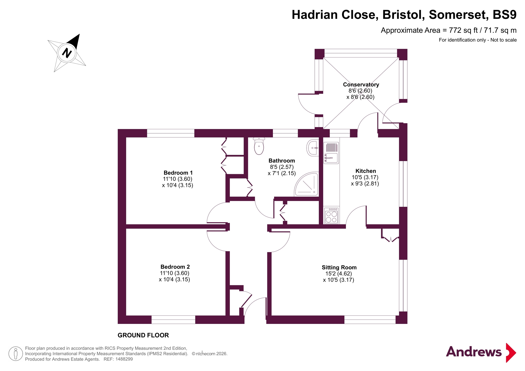 1, Hadrian Close, Somerset floorplan