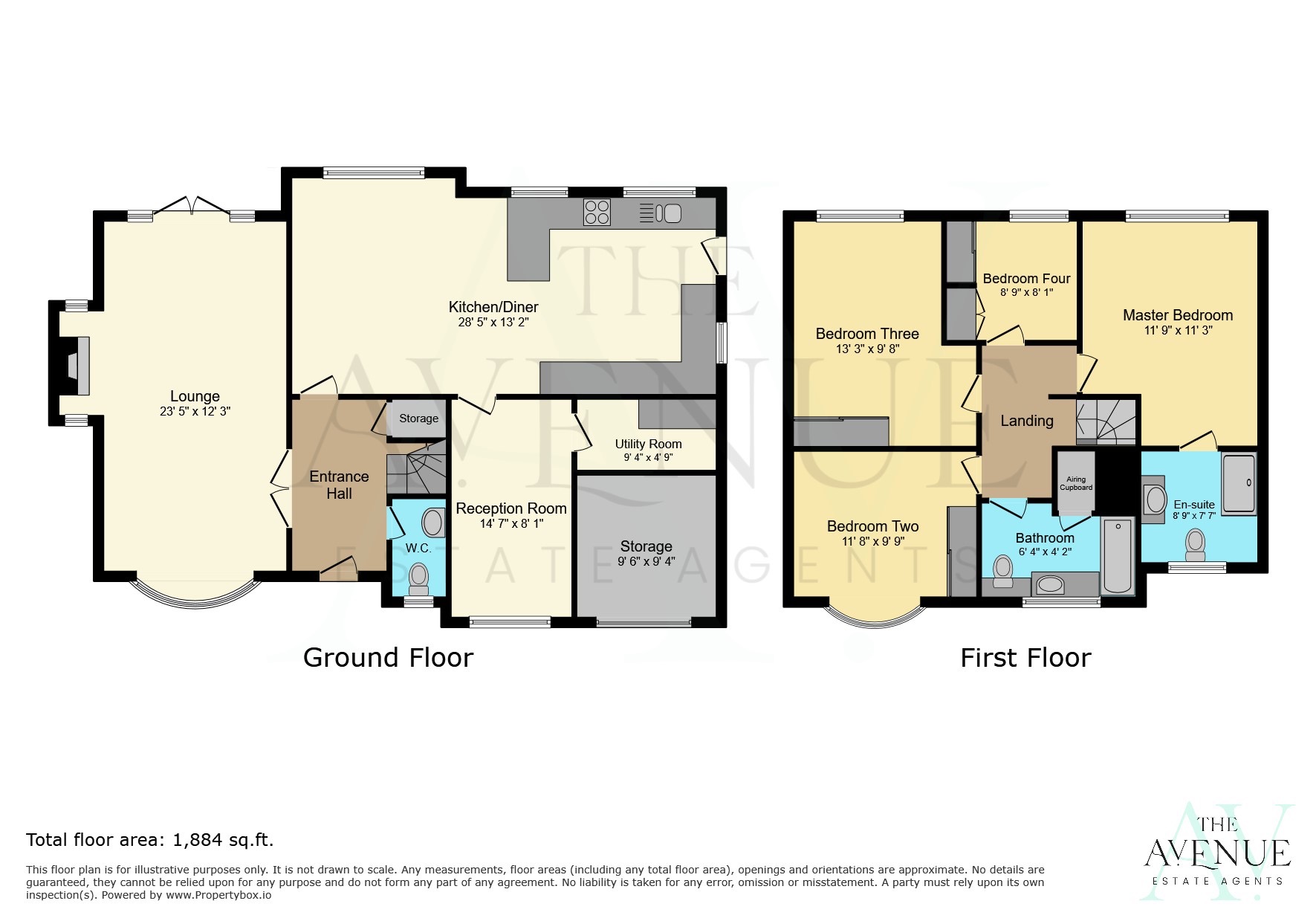 7 Portland Grove, Westbury Park, Staffordshire floorplan