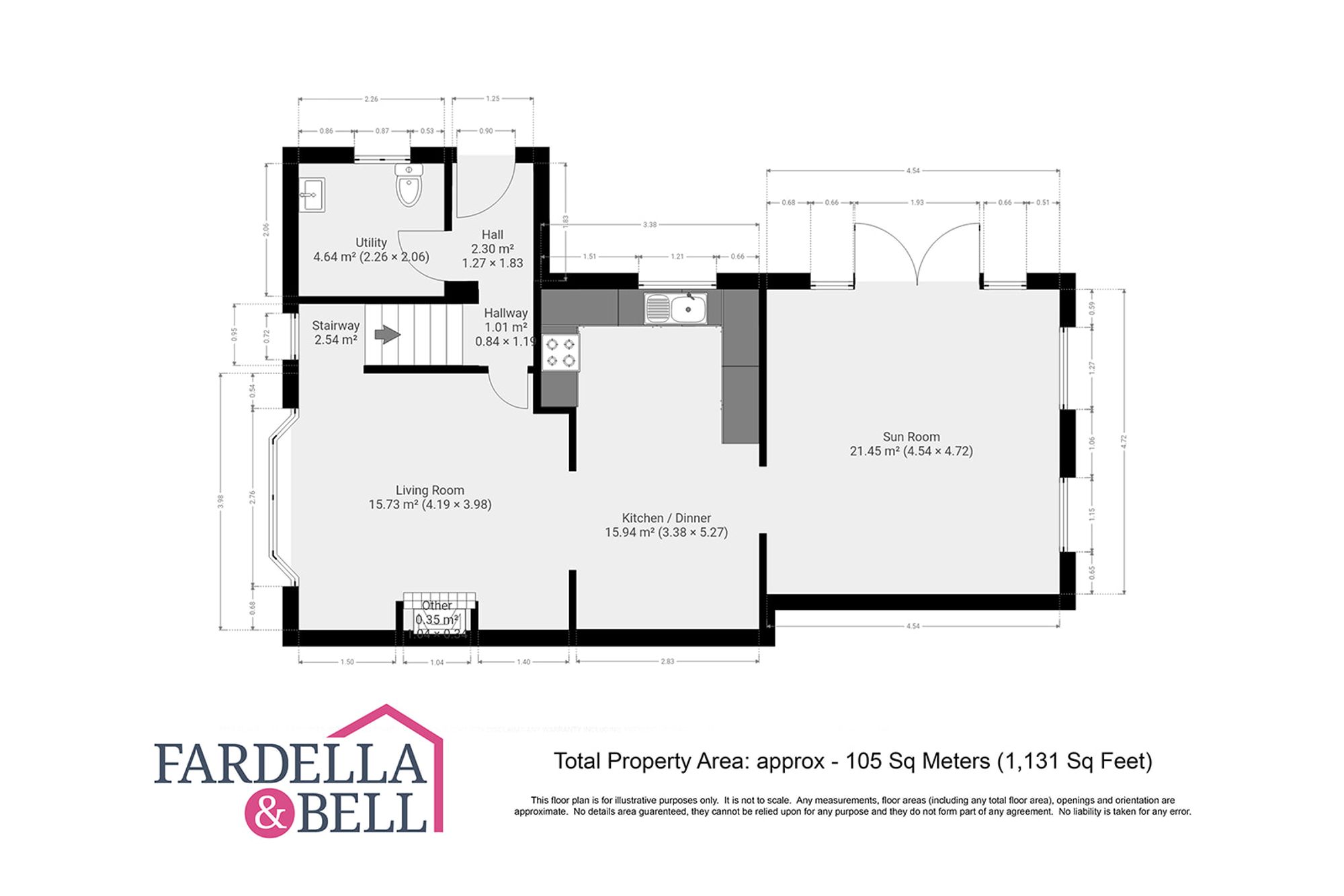 1 Greenacres, Burnley floorplan