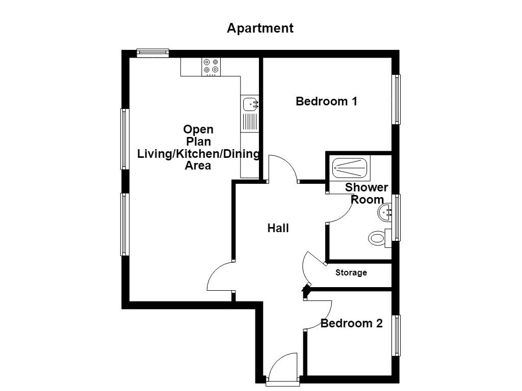 9 Damar Court, Square Street, Bury floorplan