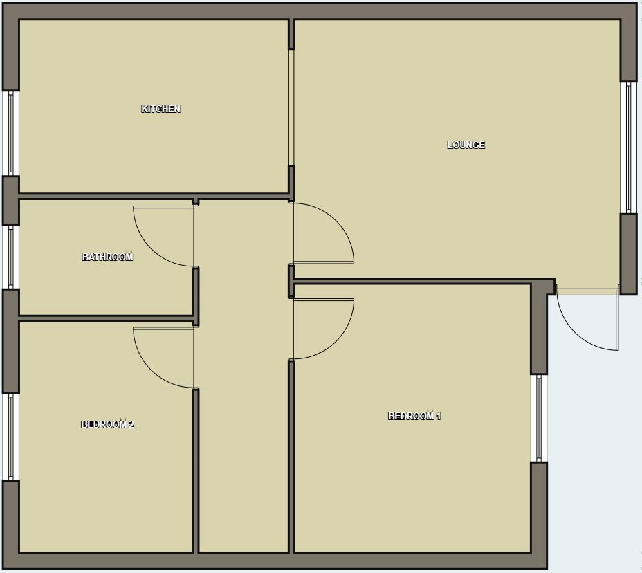 Westmost First Floor, 12, Glenraith Walk, Glasgow floorplan