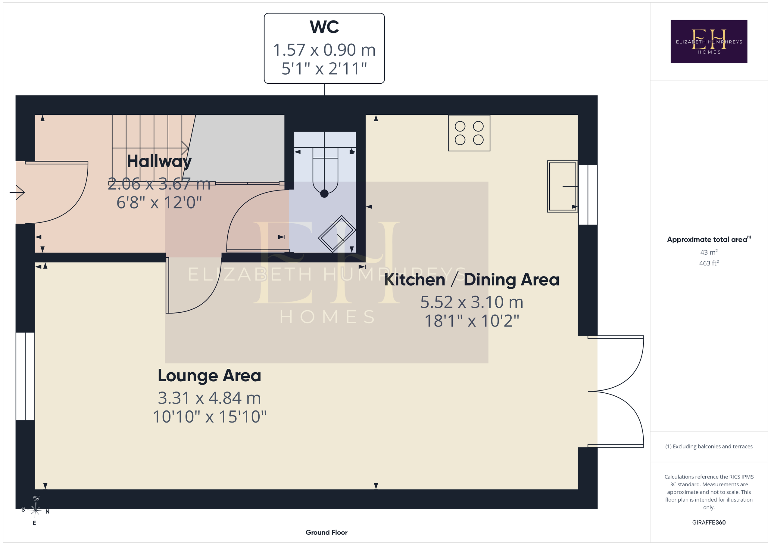 32 Knights Road, Morpeth floorplan