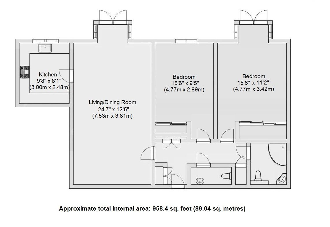 Flat 7 Pavillion Gardens, Sevenoaks floorplan