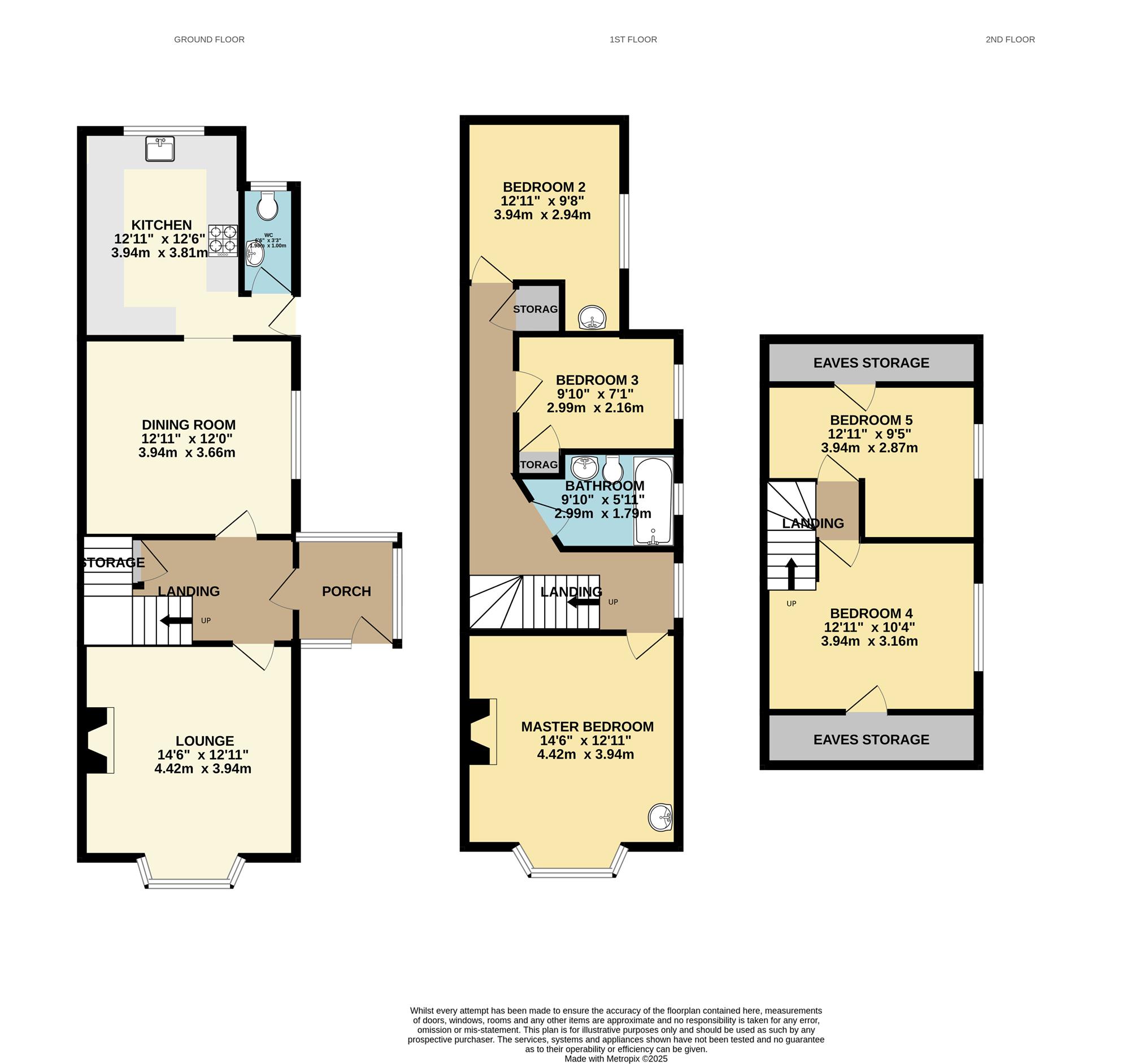 28, Greenway, Frinton on sea floorplan