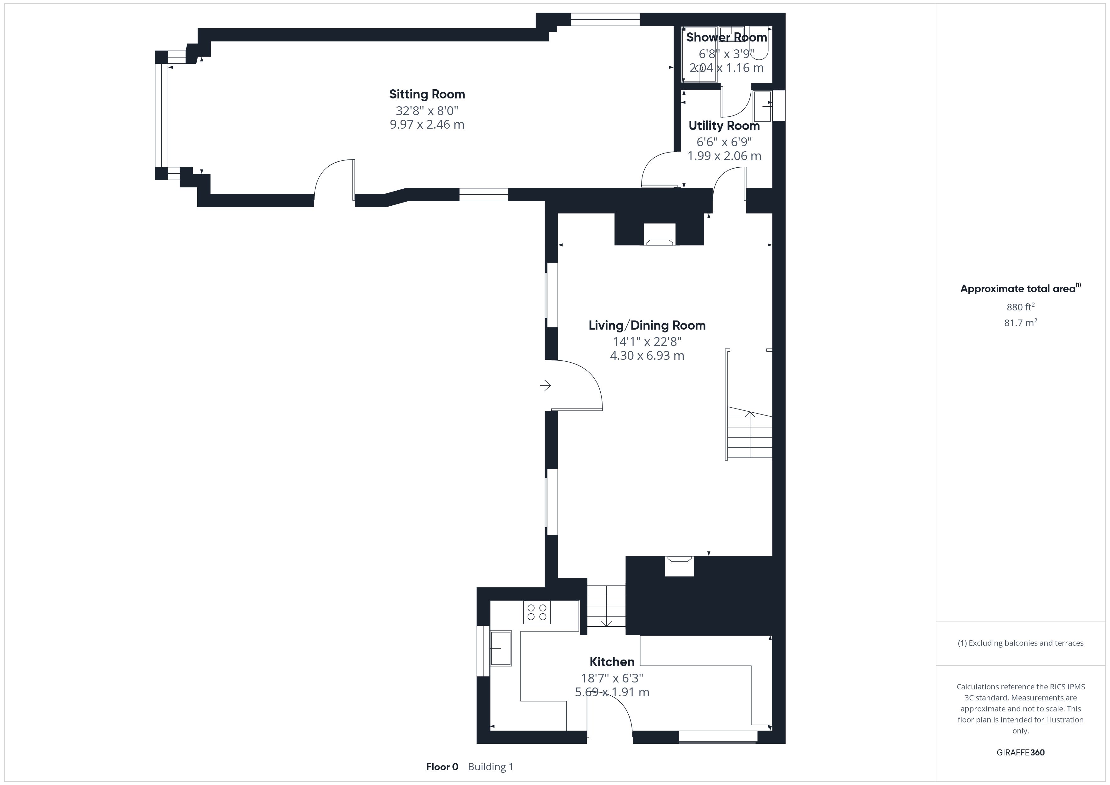 Bath Cottage, Bude floorplan
