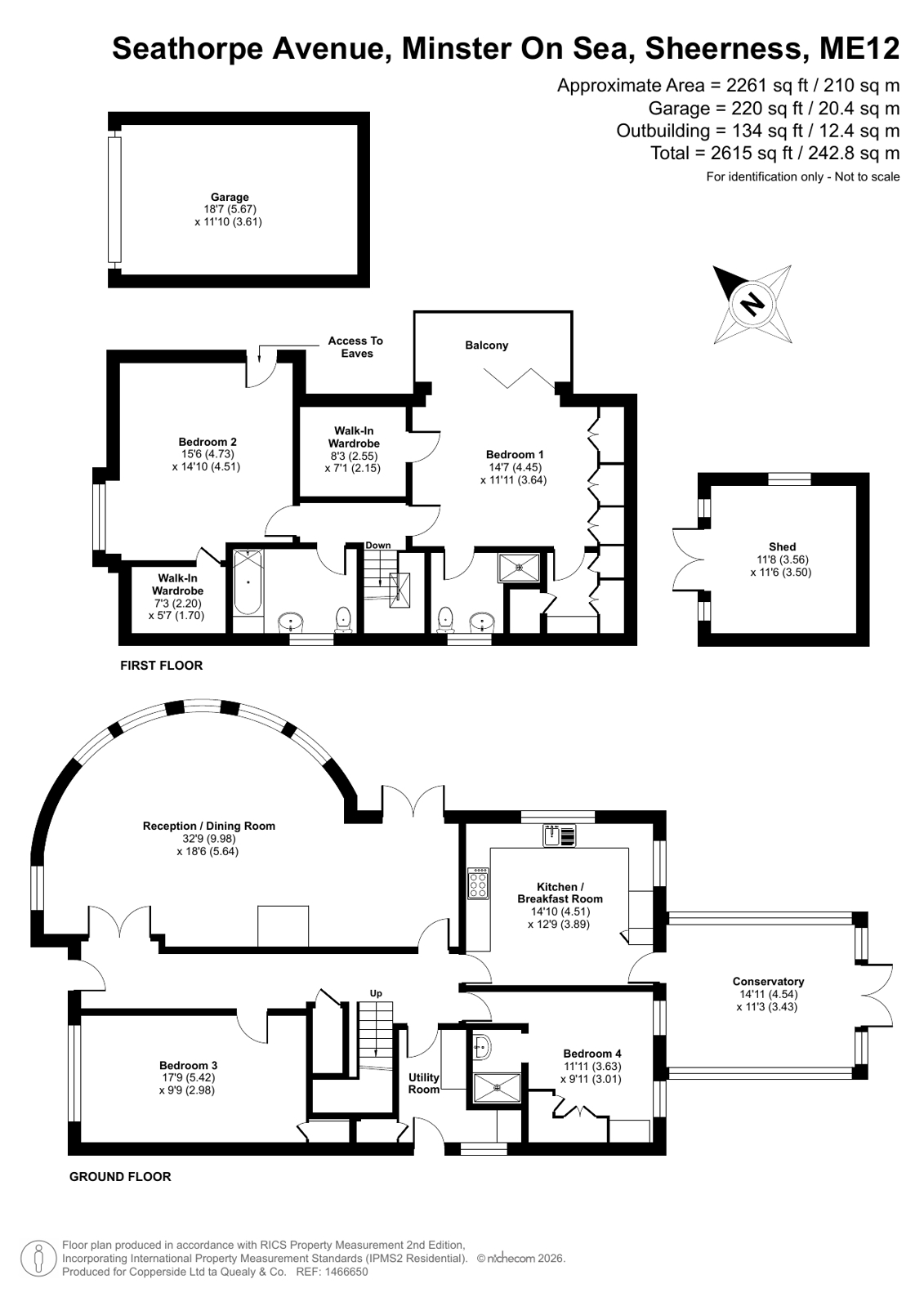 55, Seathorpe Avenue, Sheerness floorplan
