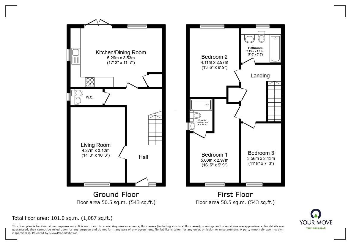 Plot 5, The Birch, 3, Hawnes Close, Bedford floorplan