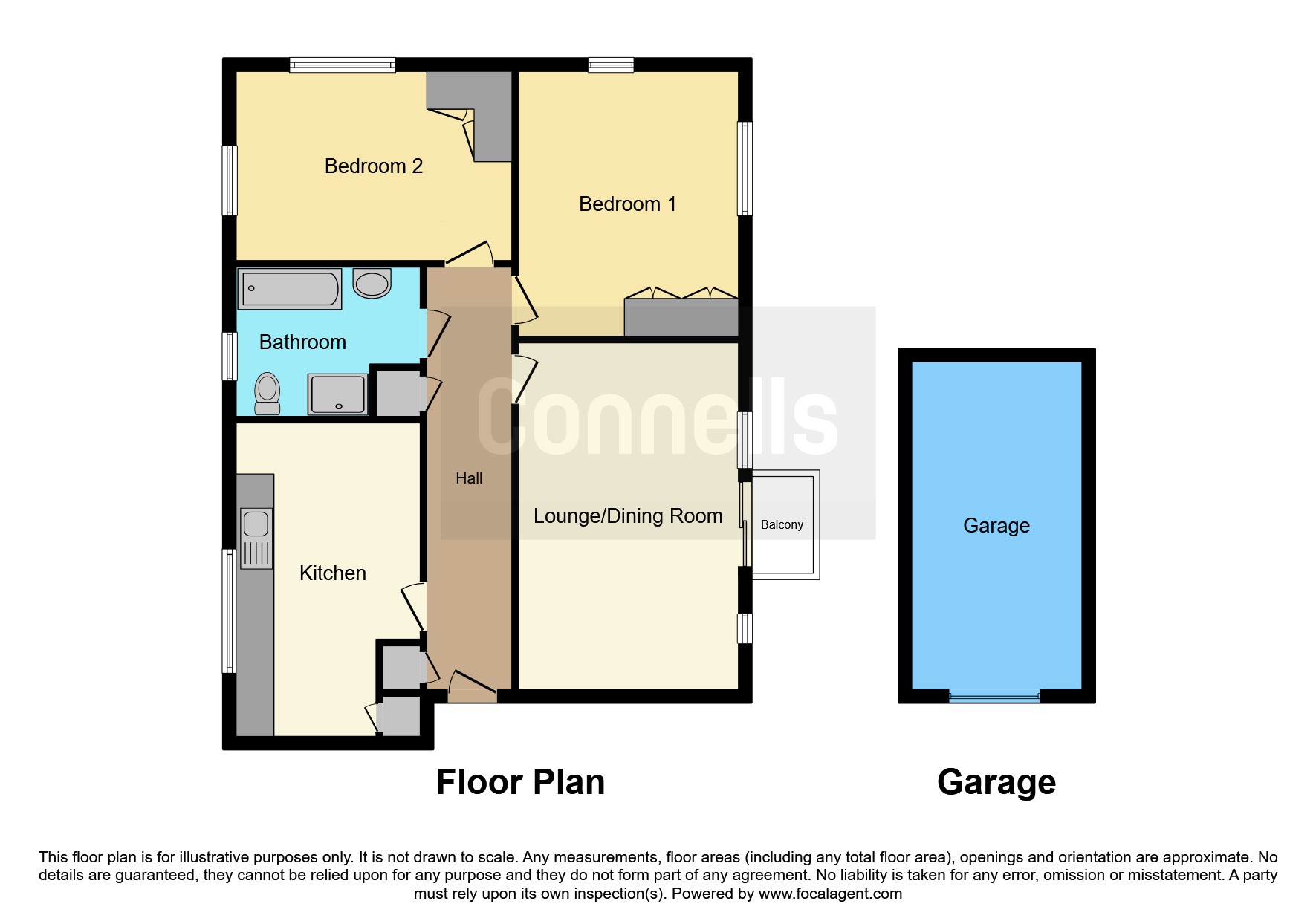 Flat 5, Lynitta Court, 1, Church Road, Ferndown floorplan