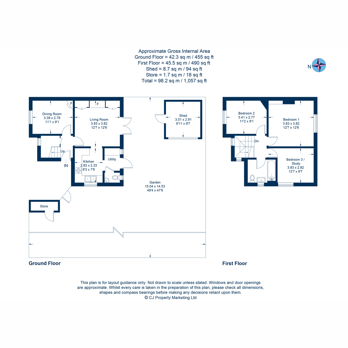 6 The Park, East Challow, Wantage floorplan