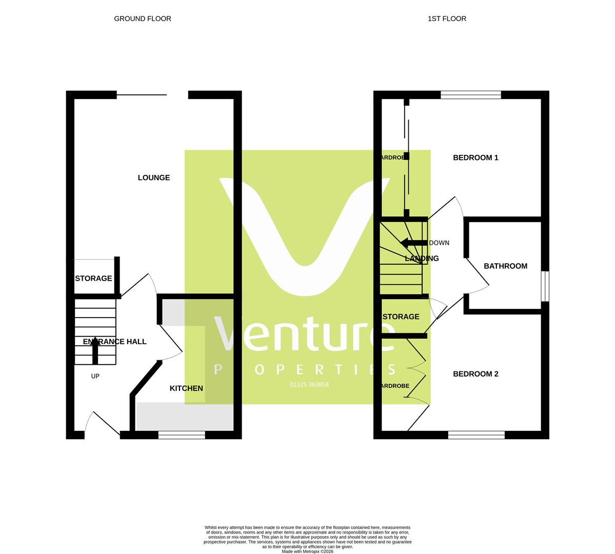 16, Lancelot Close, Newton Aycliffe floorplan