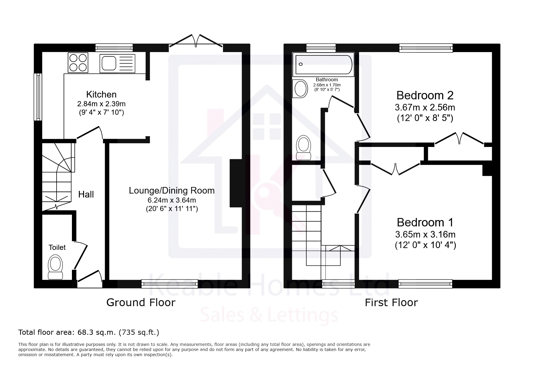 10, Poplar Road, Walsall floorplan