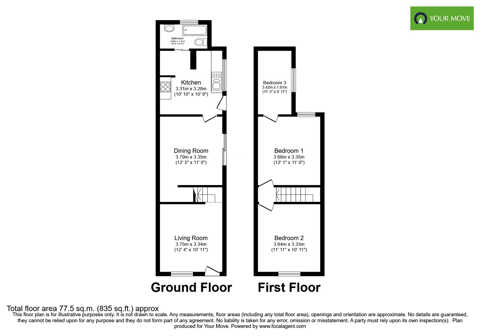 311, Goodman Street, Staffordshire floorplan