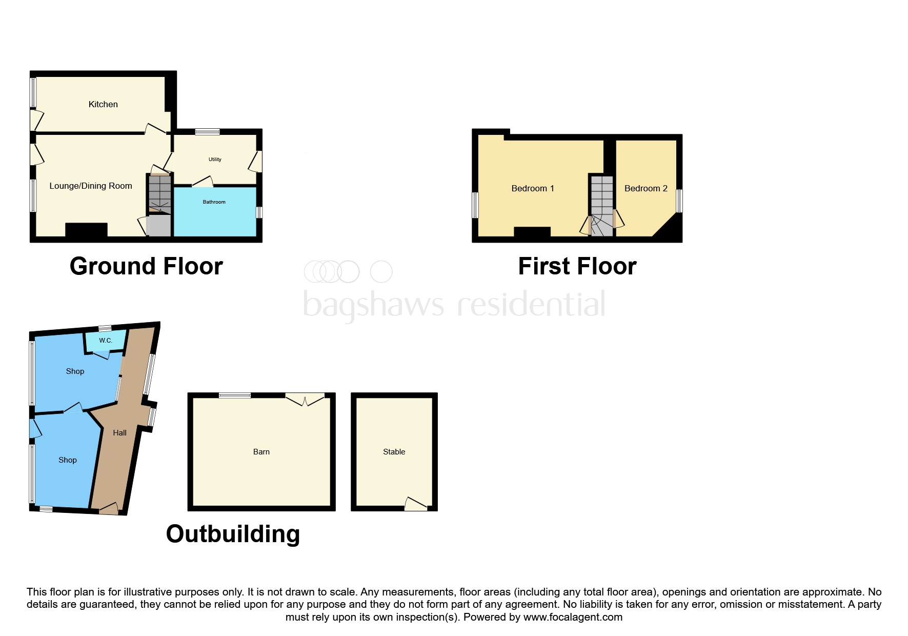 Little Hill Cottage, King Street, Bakewell floorplan