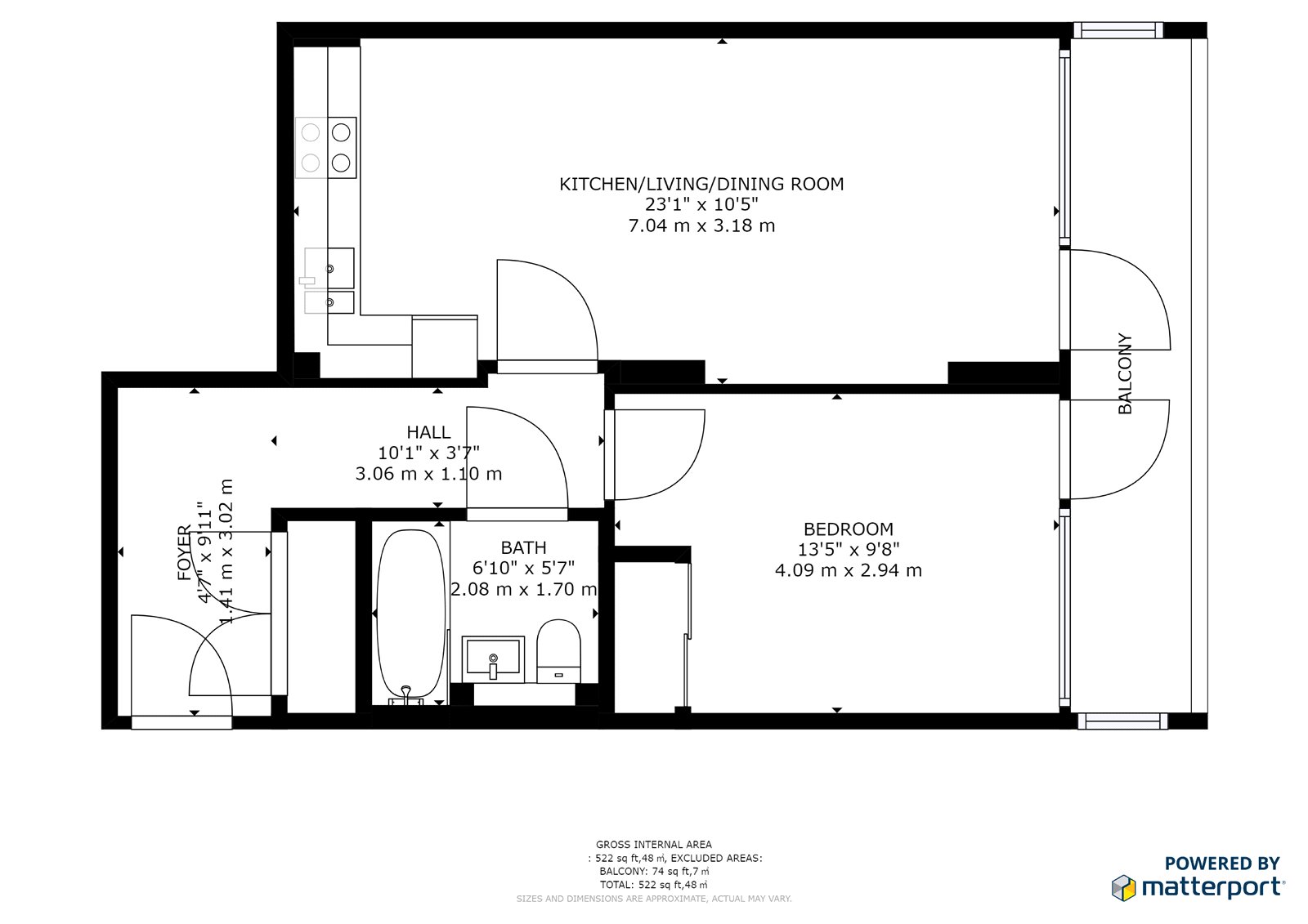 Printworks, 514,22, Amelia Street, London floorplan