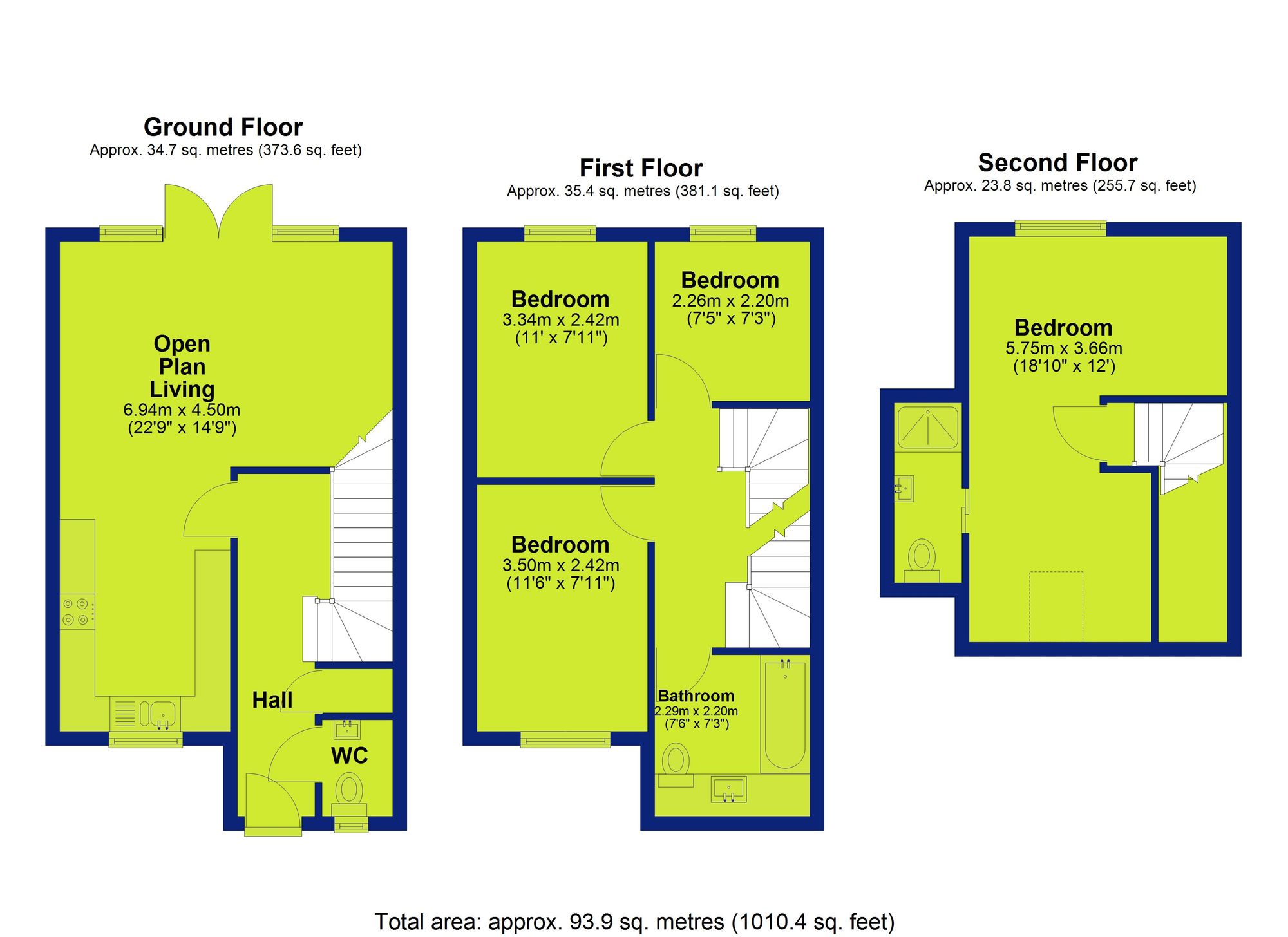 6 Twist Mill Close, Nottingham floorplan