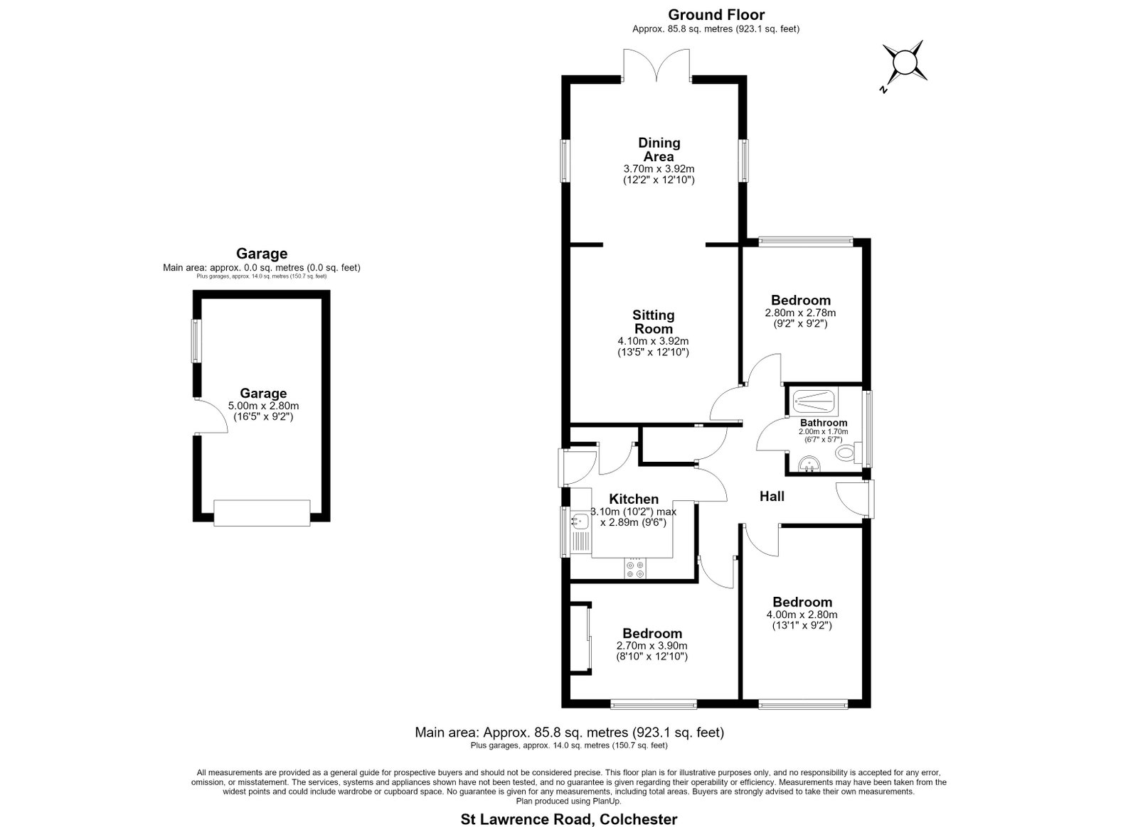5, St. Lawrence Road, Colchester floorplan