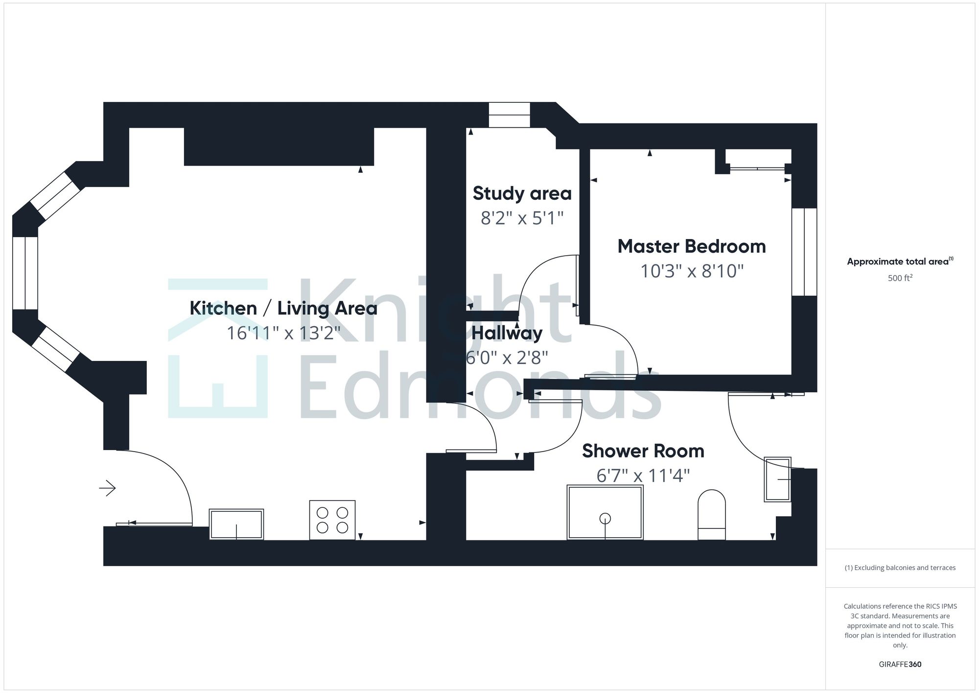 1A, Buckland Hill, Maidstone floorplan