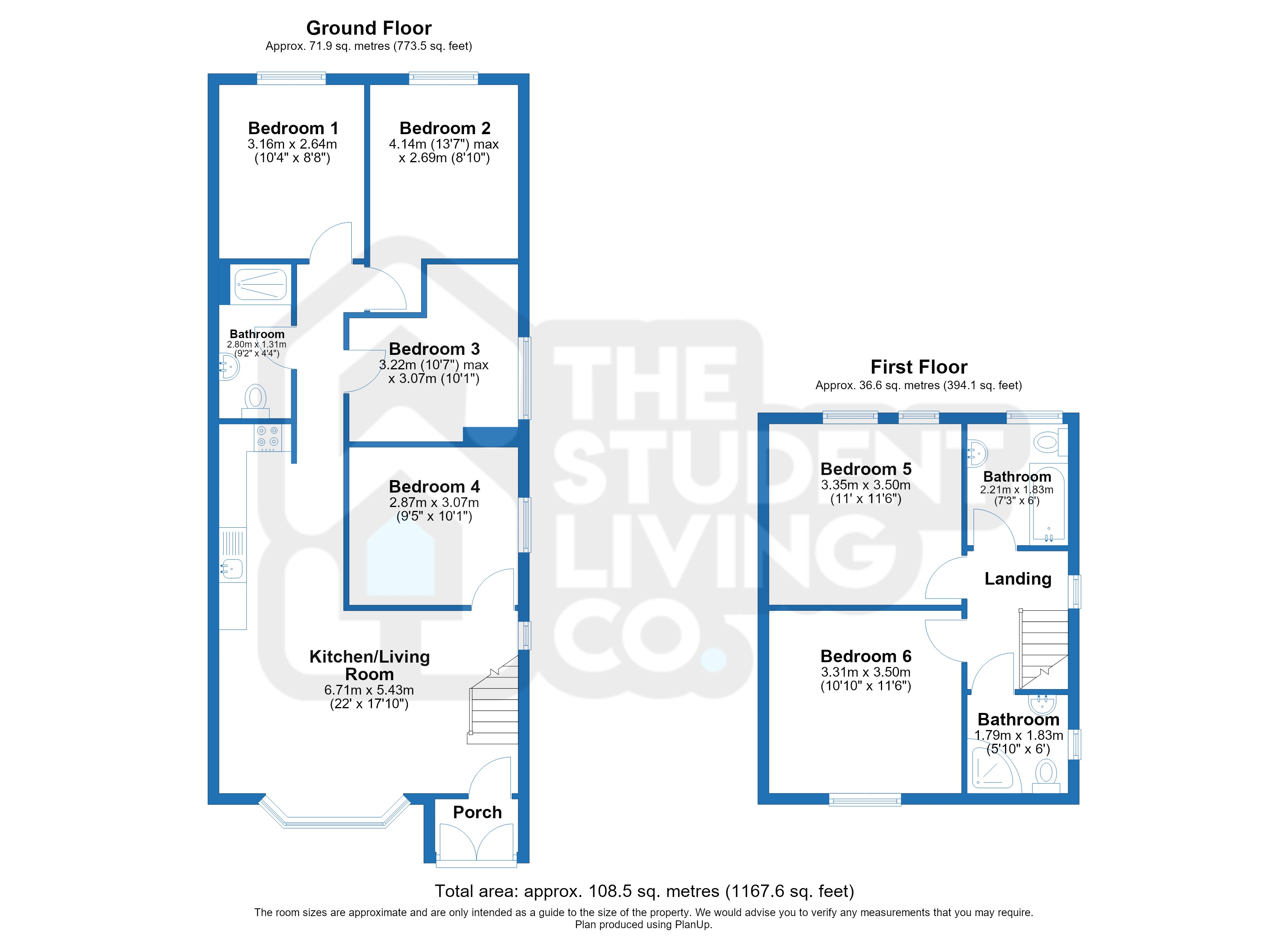 Beeston Road, Nottingham floorplan