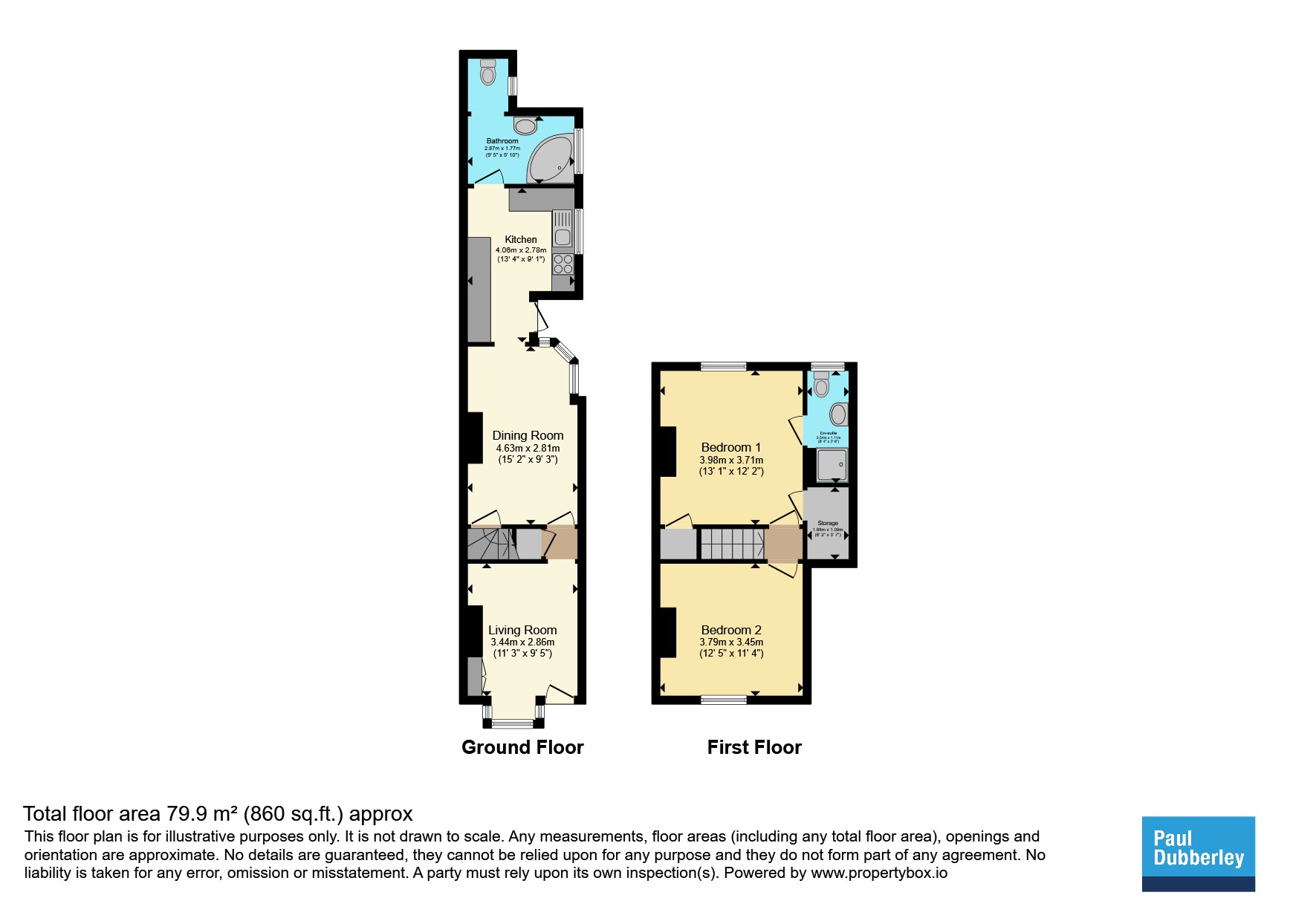 42, Cinder Bank, Dudley floorplan