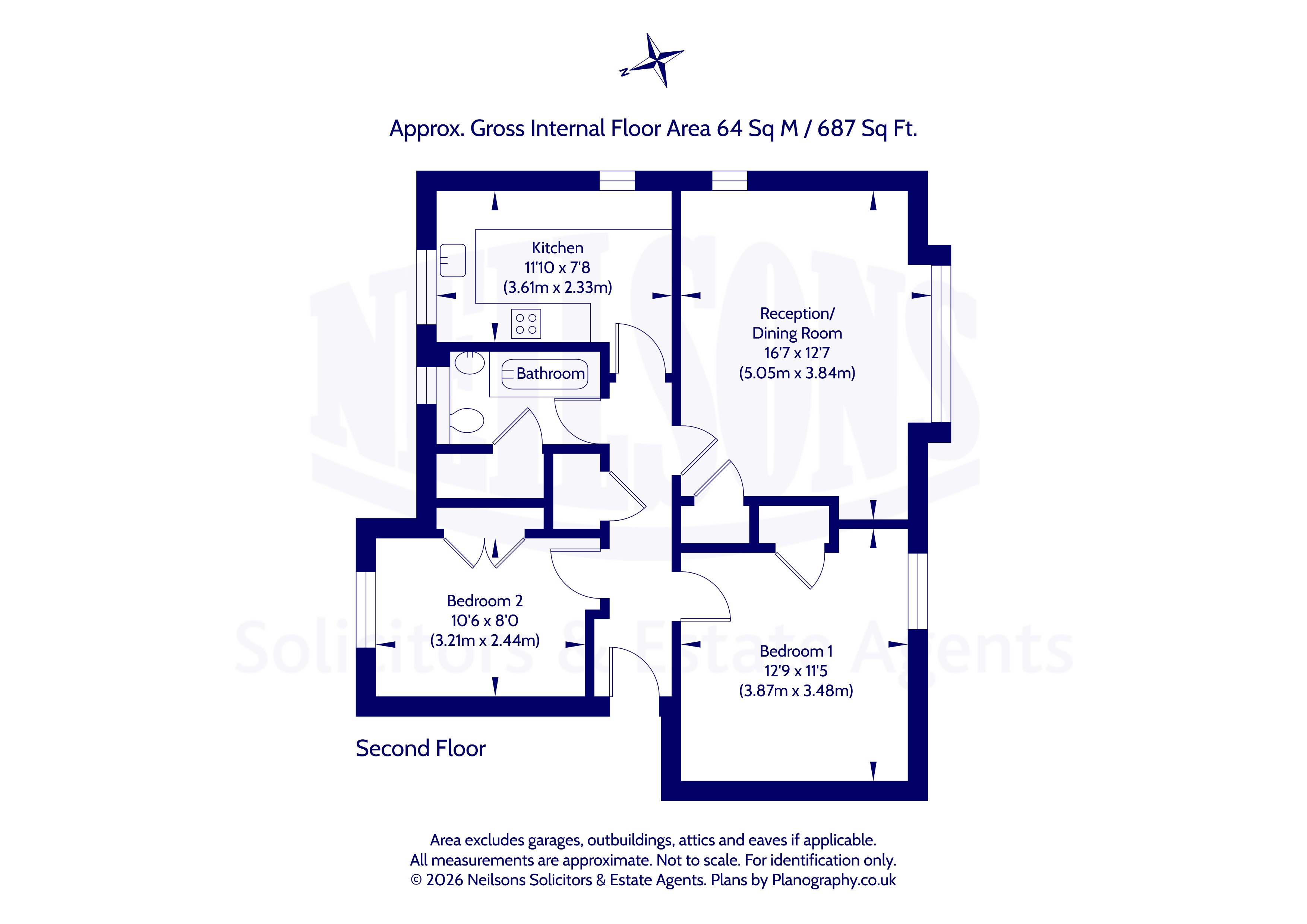8F, Forrester Park Avenue, Edinburgh floorplan