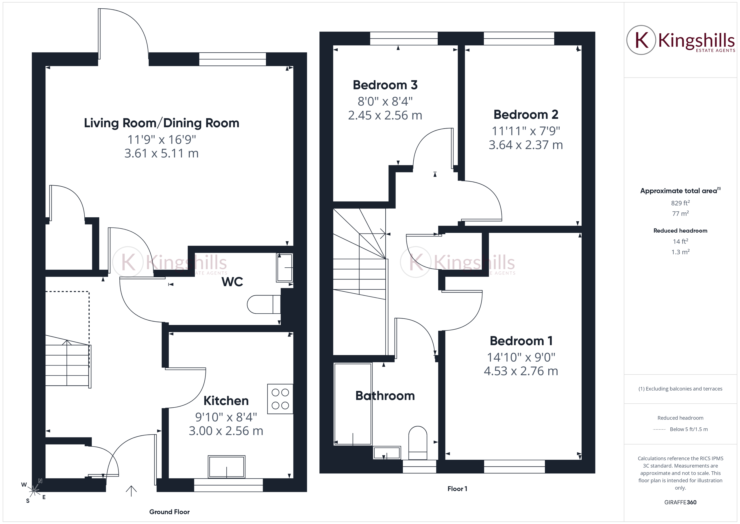 55 Janes Way, High Wycombe floorplan