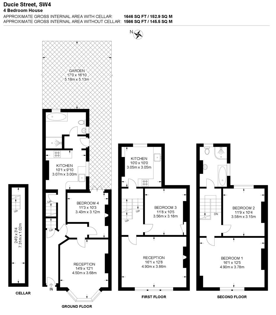 Ducie Street, Clapham/Brixton floorplan