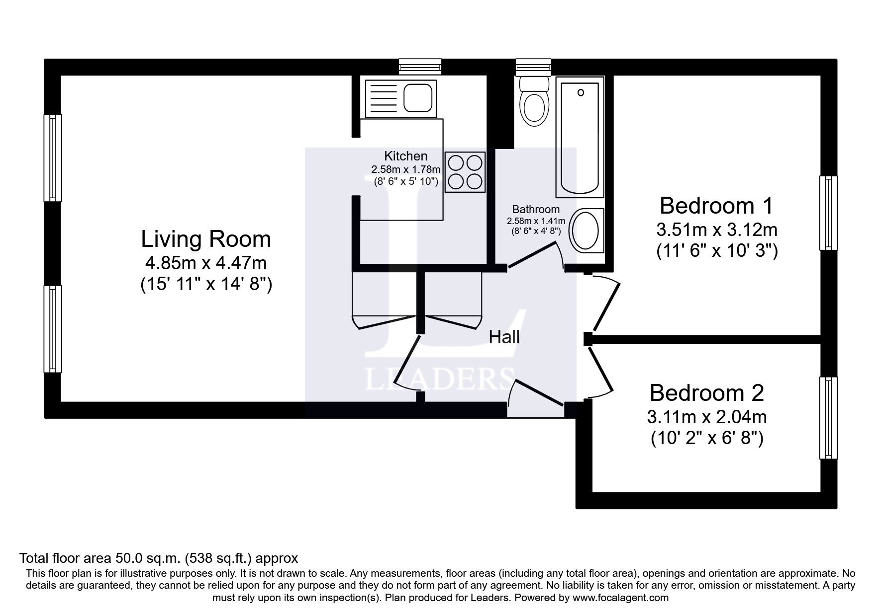 129, Hadley Grange, Harlow floorplan