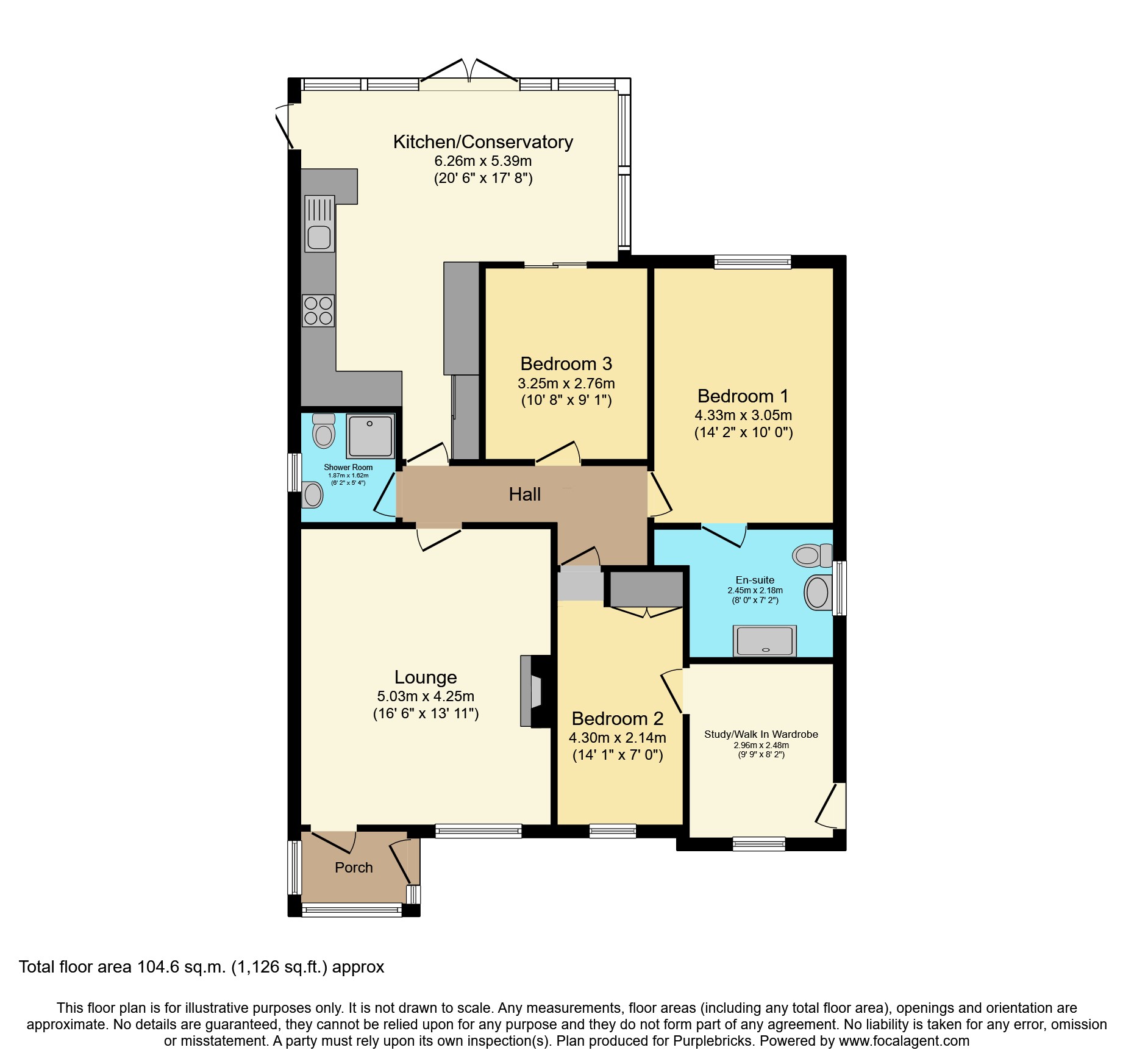 10, Ramsey Close, Lytham St. Annes floorplan