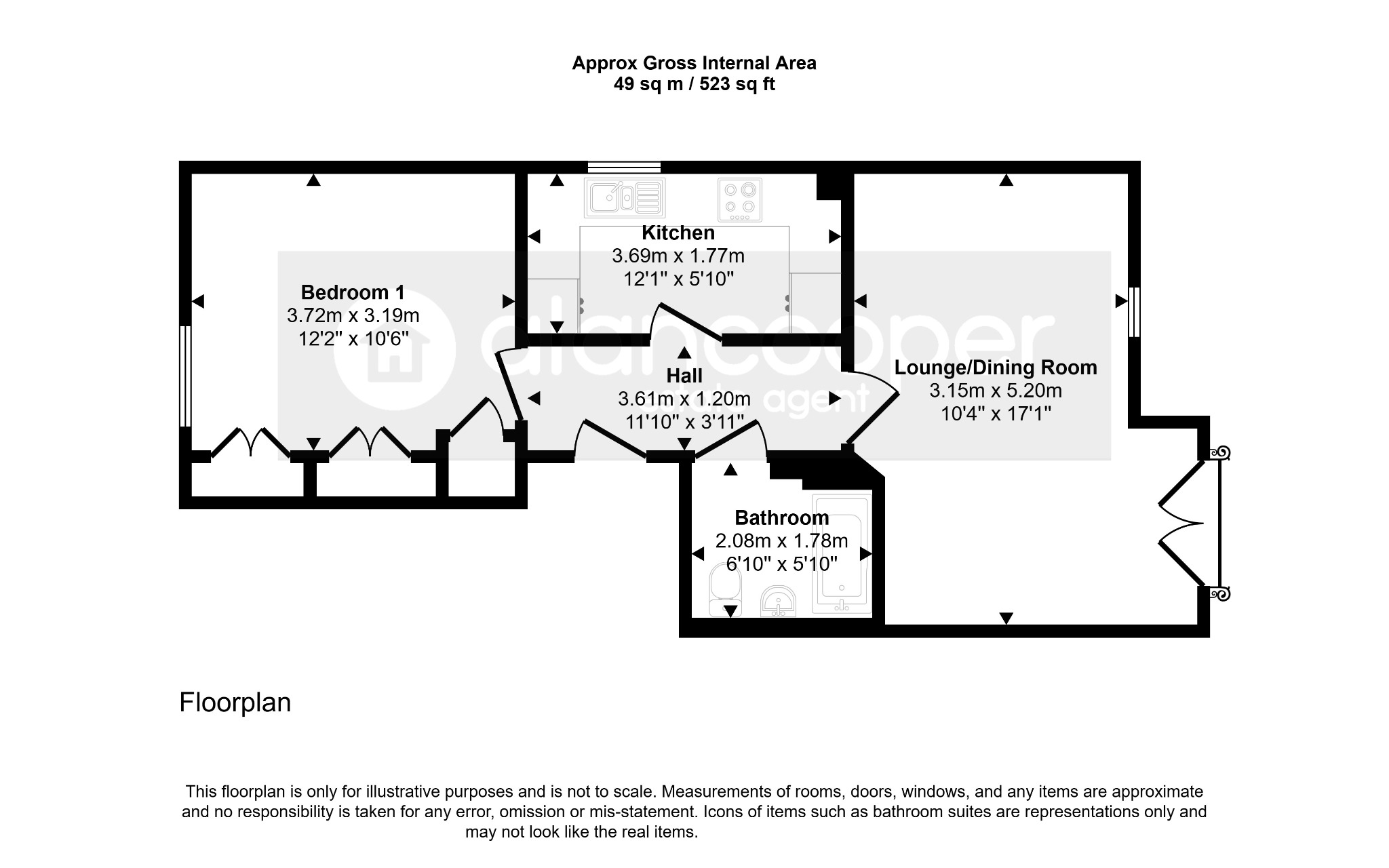 11 Waterside Court, Long Meadow Drive, Leicestershire floorplan